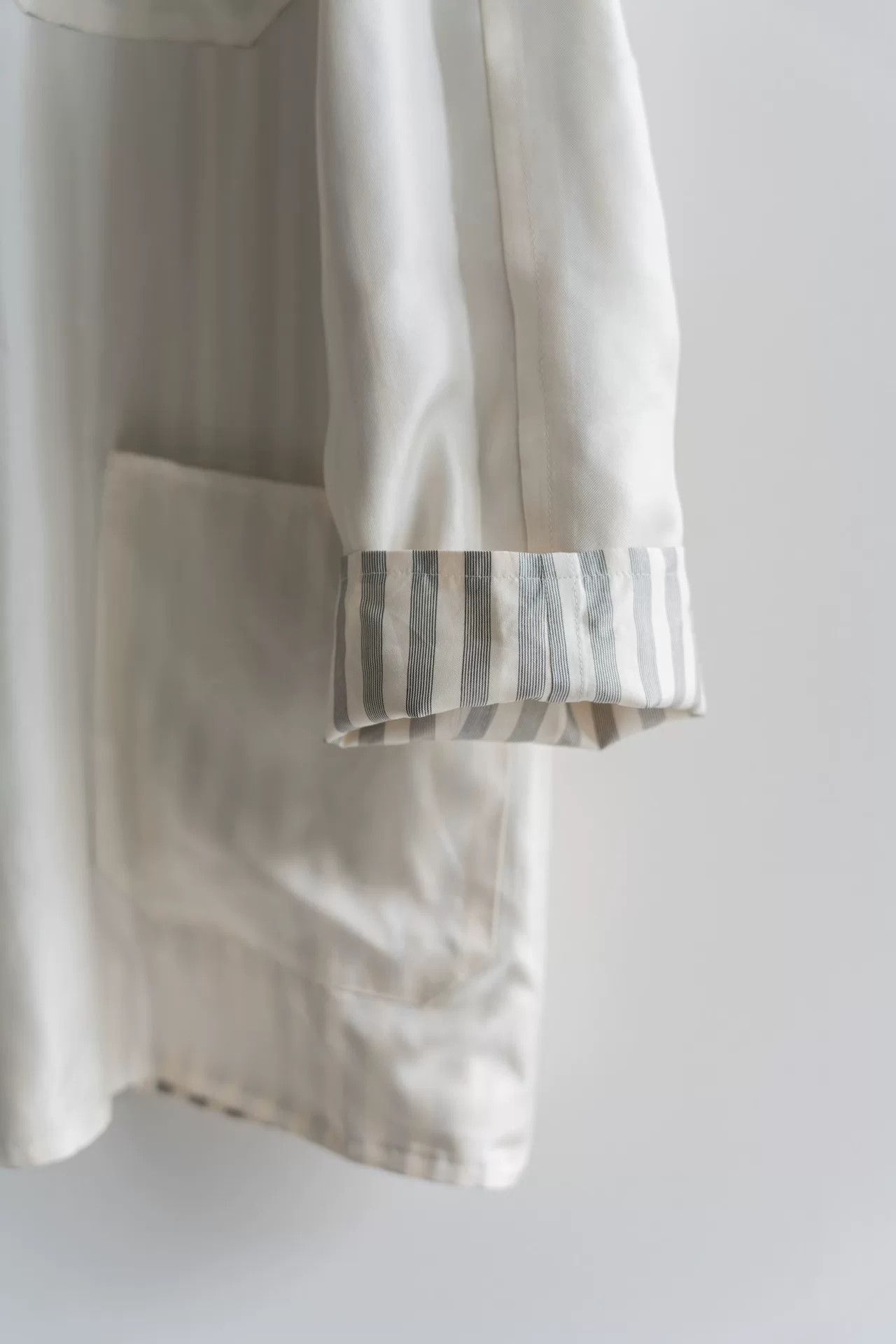 Yohji Yamamoto Yohji Yamamoto 98ss Striped Silk Jacket Size US M / EU 48-50 / 2 - 8 Thumbnail