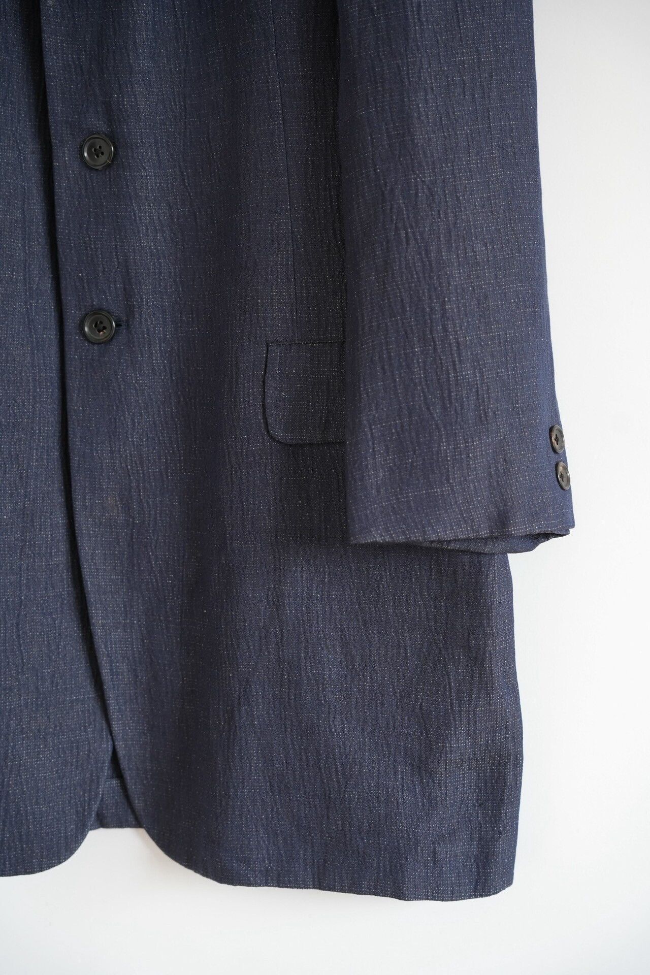 Yohji Yamamoto Yohji Yamamoto 1998SS Indigo Slub Coat Size US S / EU 44-46 / 1 - 5 Thumbnail