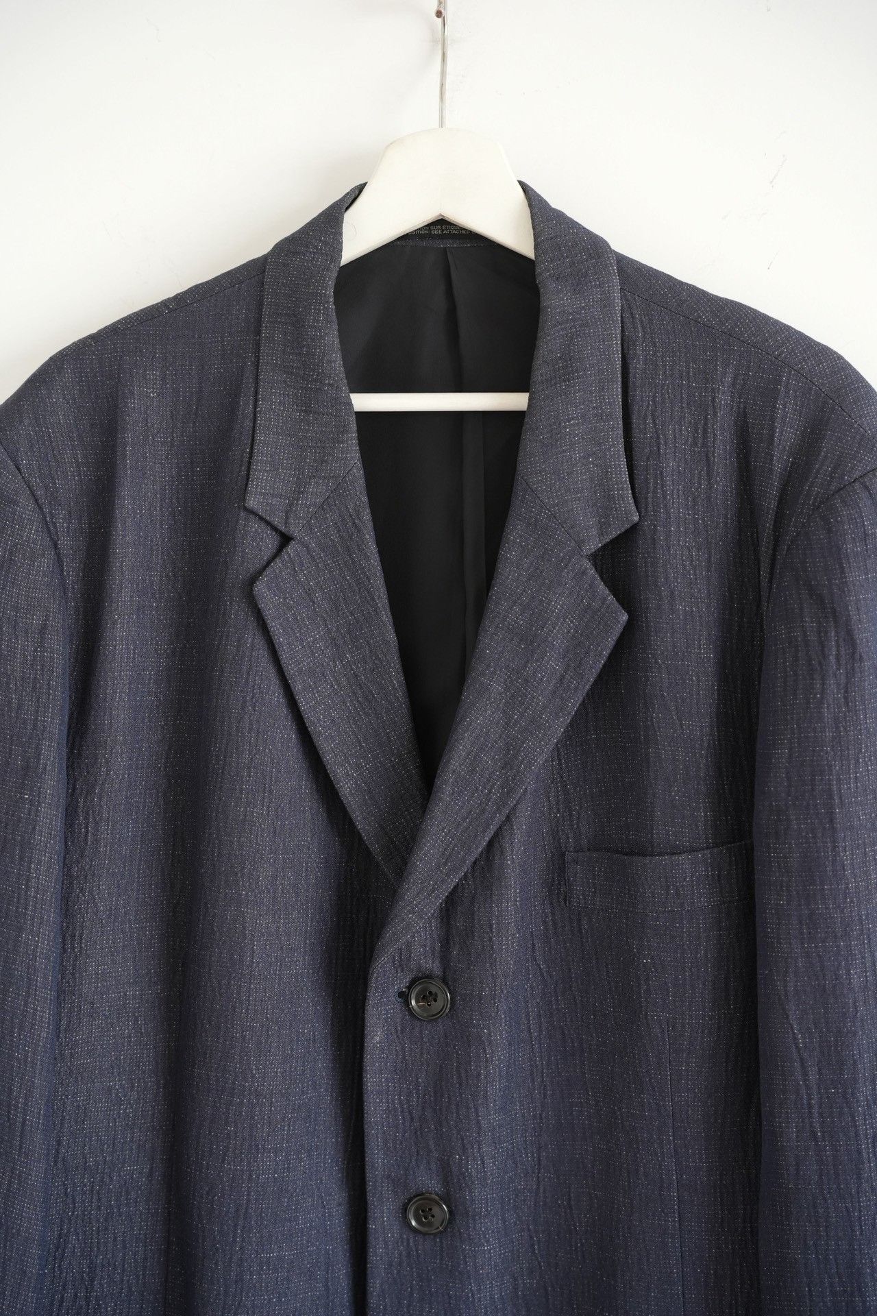 Yohji Yamamoto Yohji Yamamoto 1998SS Indigo Slub Coat Size US S / EU 44-46 / 1 - 4 Thumbnail