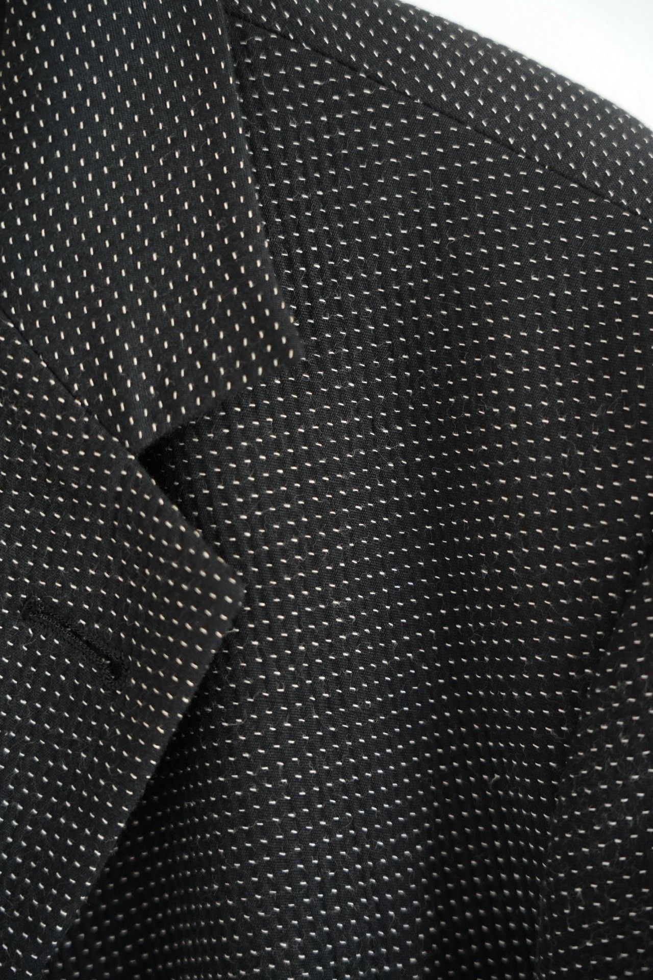 Yohji Yamamoto Yohji Yamamoto 95SS Sashiko Runway Blazer Size US S / EU 44-46 / 1 - 6 Thumbnail
