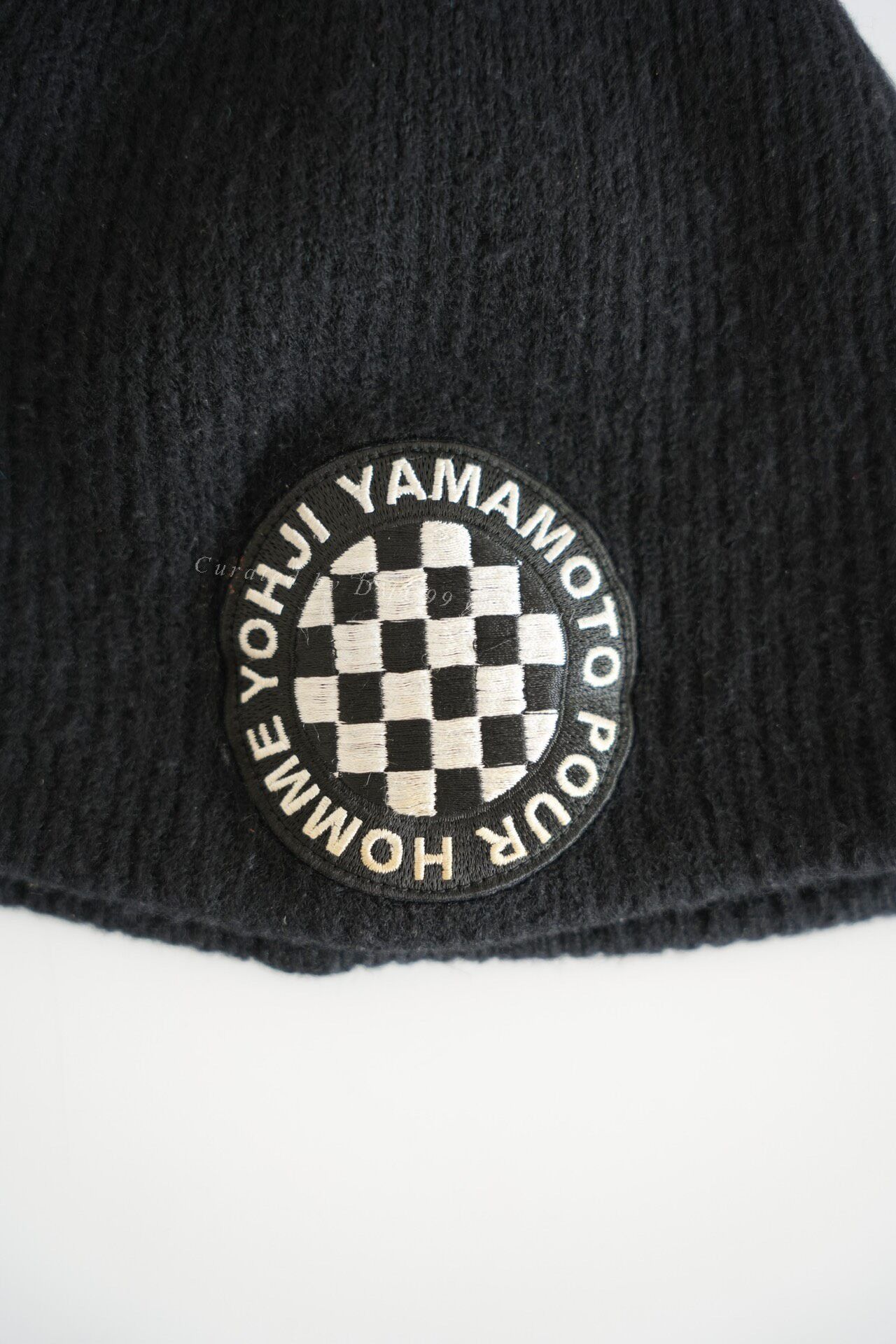 Yohji Yamamoto Yohji Yamamoto 04AW Check Knit Beanie Size ONE SIZE - 5 Thumbnail