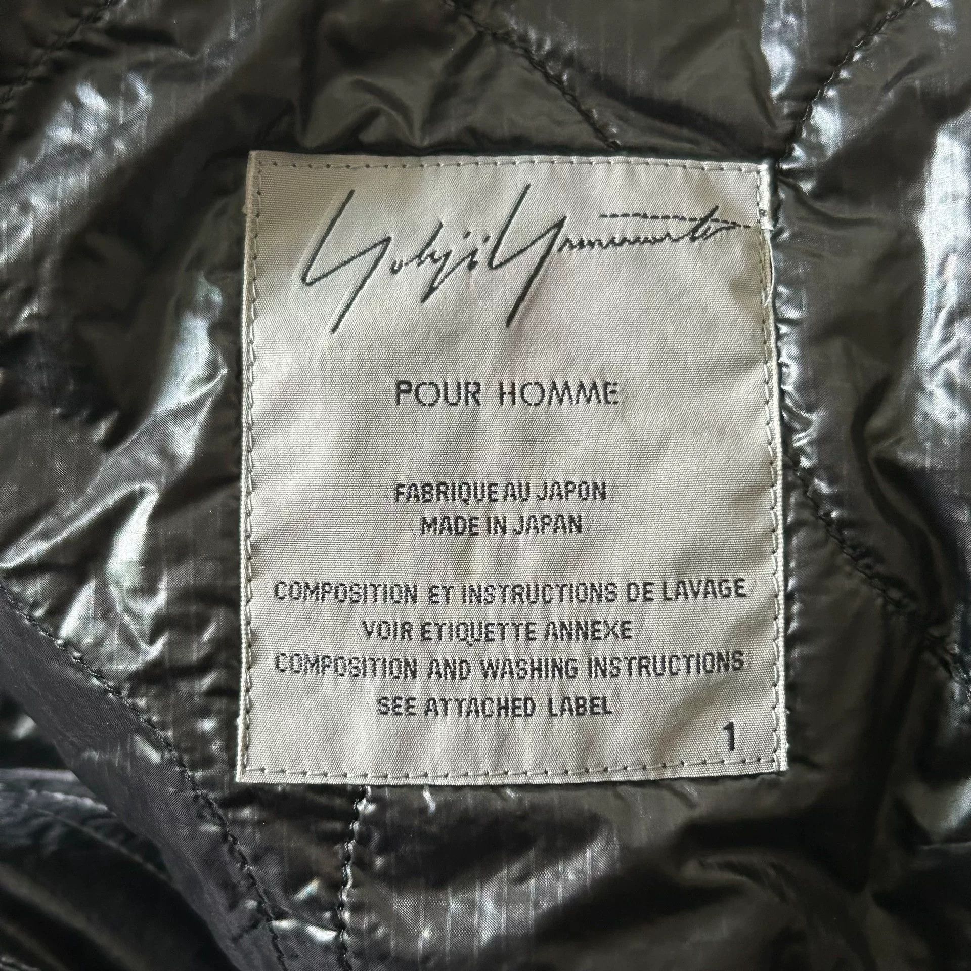 Yohji Yamamoto Yohji Yamamoto 13SS Thinsulate Zip Parka Size US S / EU 44-46 / 1 - 6 Thumbnail