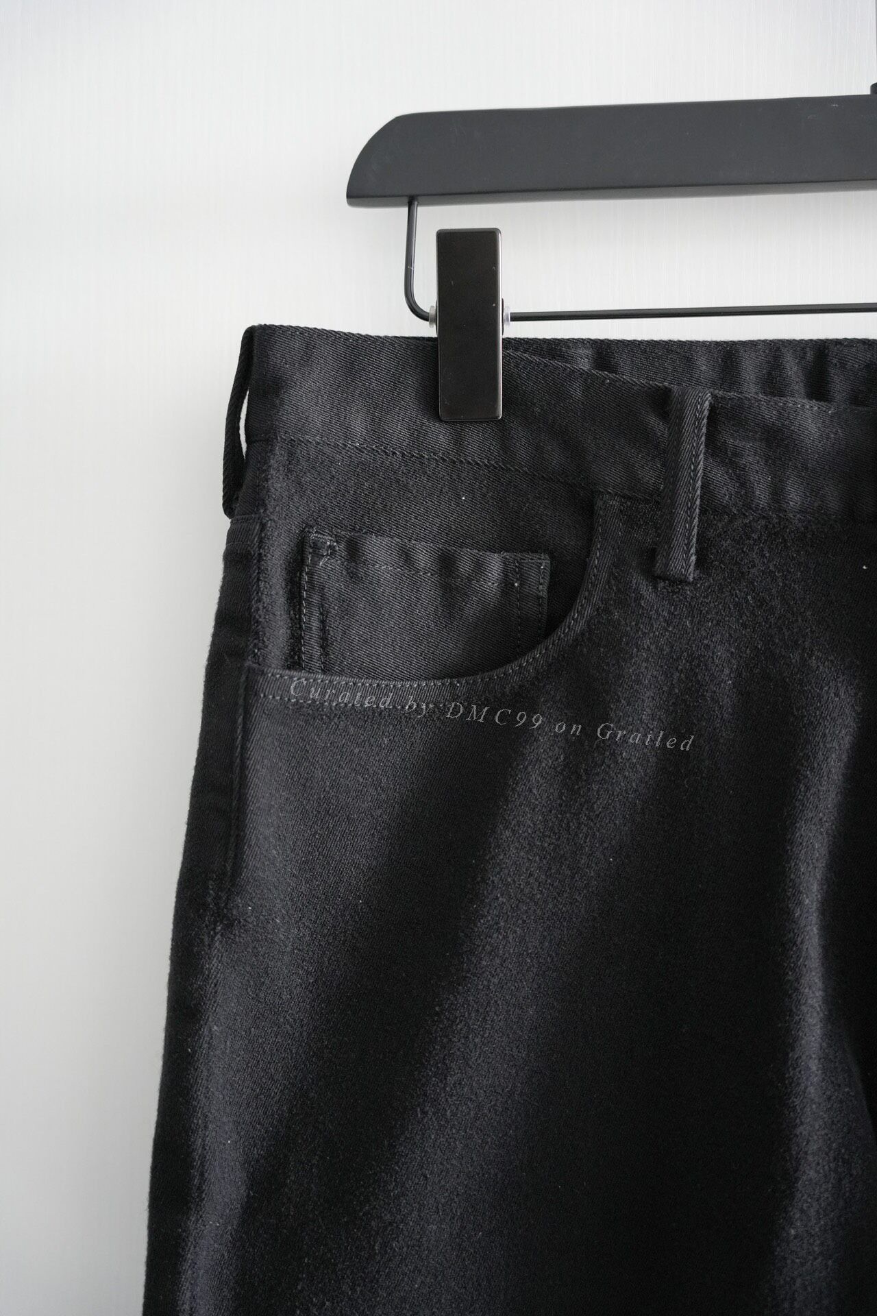 Yohji Yamamoto Yohji Yamamoto 04AW Wool-Nylon Jeans Size US 26 / EU 42 - 4 Thumbnail