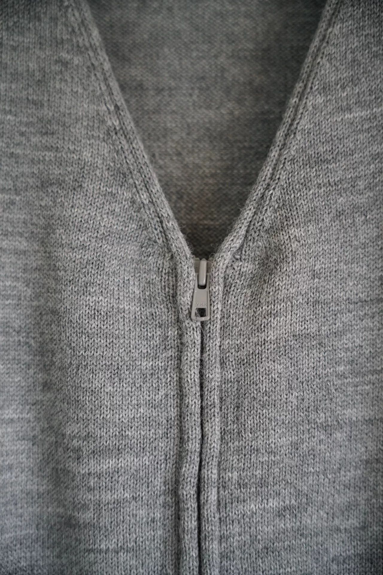 Yohji Yamamoto Yohji Yamamoto 06AW Green Zip Knit Sweater Size US L / EU 52-54 / 3 - 4 Thumbnail
