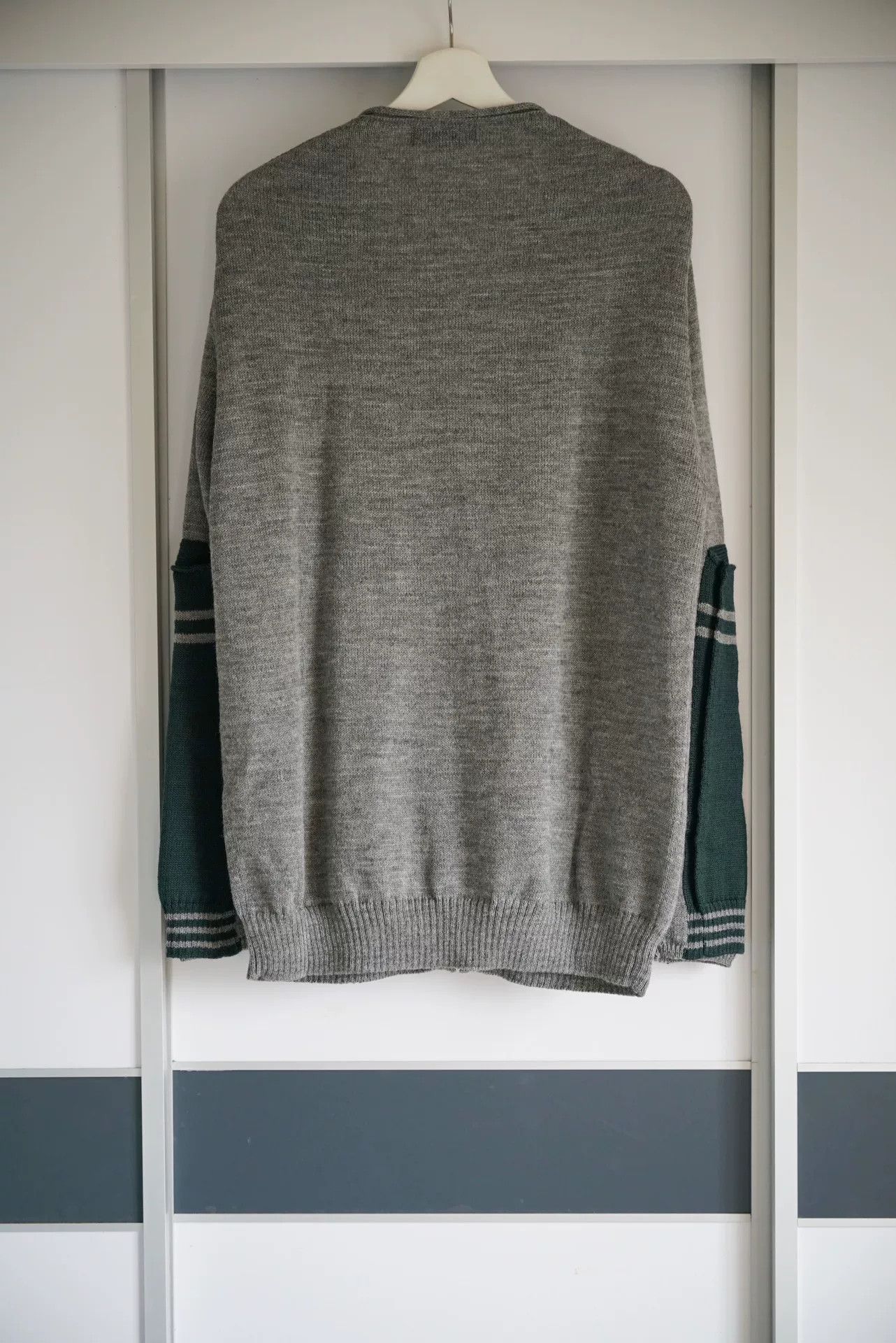 Yohji Yamamoto Yohji Yamamoto 06AW Green Zip Knit Sweater Size US L / EU 52-54 / 3 - 2 Thumbnail