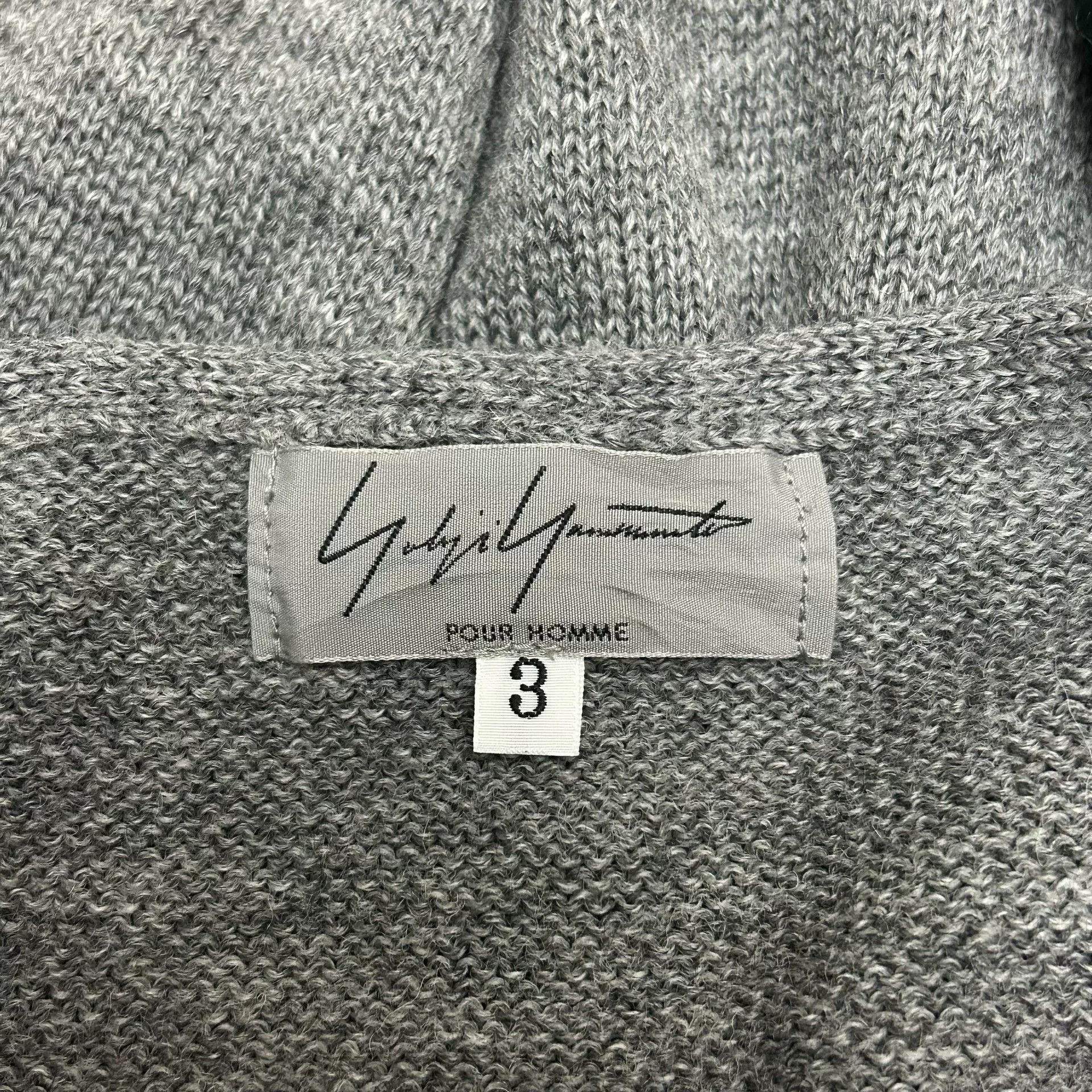 Yohji Yamamoto Yohji Yamamoto 06AW Green Zip Knit Sweater Size US L / EU 52-54 / 3 - 6 Thumbnail