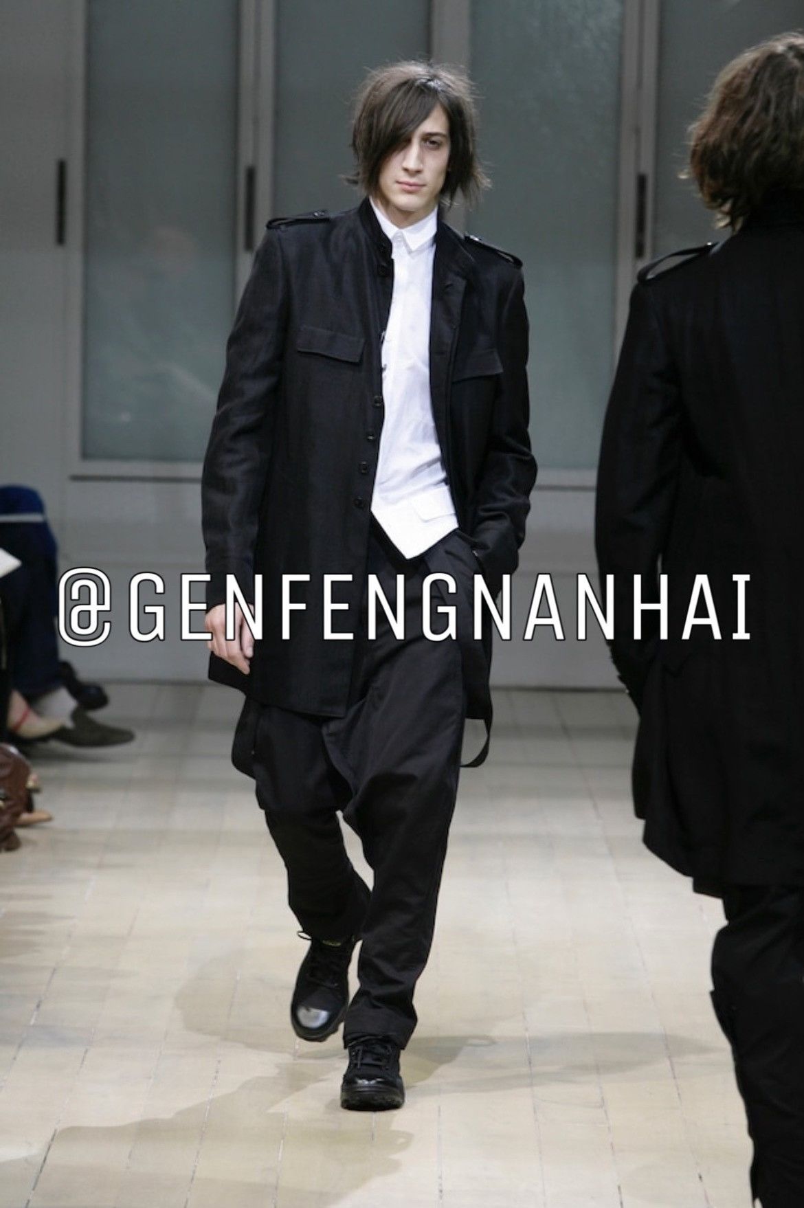 Yohji Yamamoto Yohji Yamamoto 08SS Bamboo Fiber Coat Size US XL / EU 56 / 4 - 5 Thumbnail