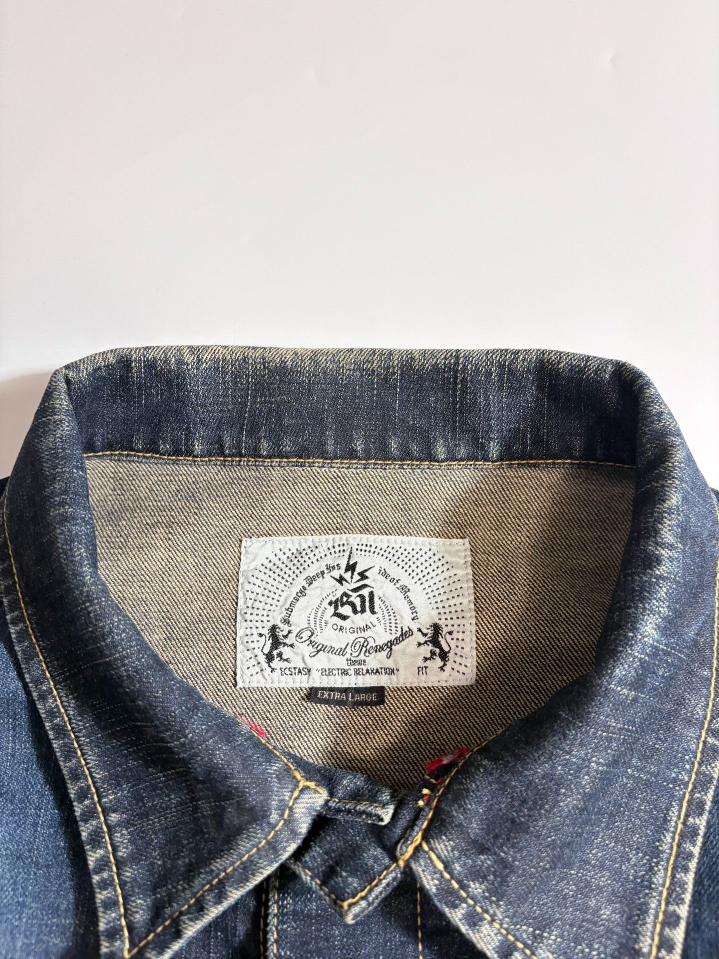 Balenciaga Balenciaga Leather Sleeve Denim Jacket Size US L / EU 52-54 / 3 - 4 Thumbnail