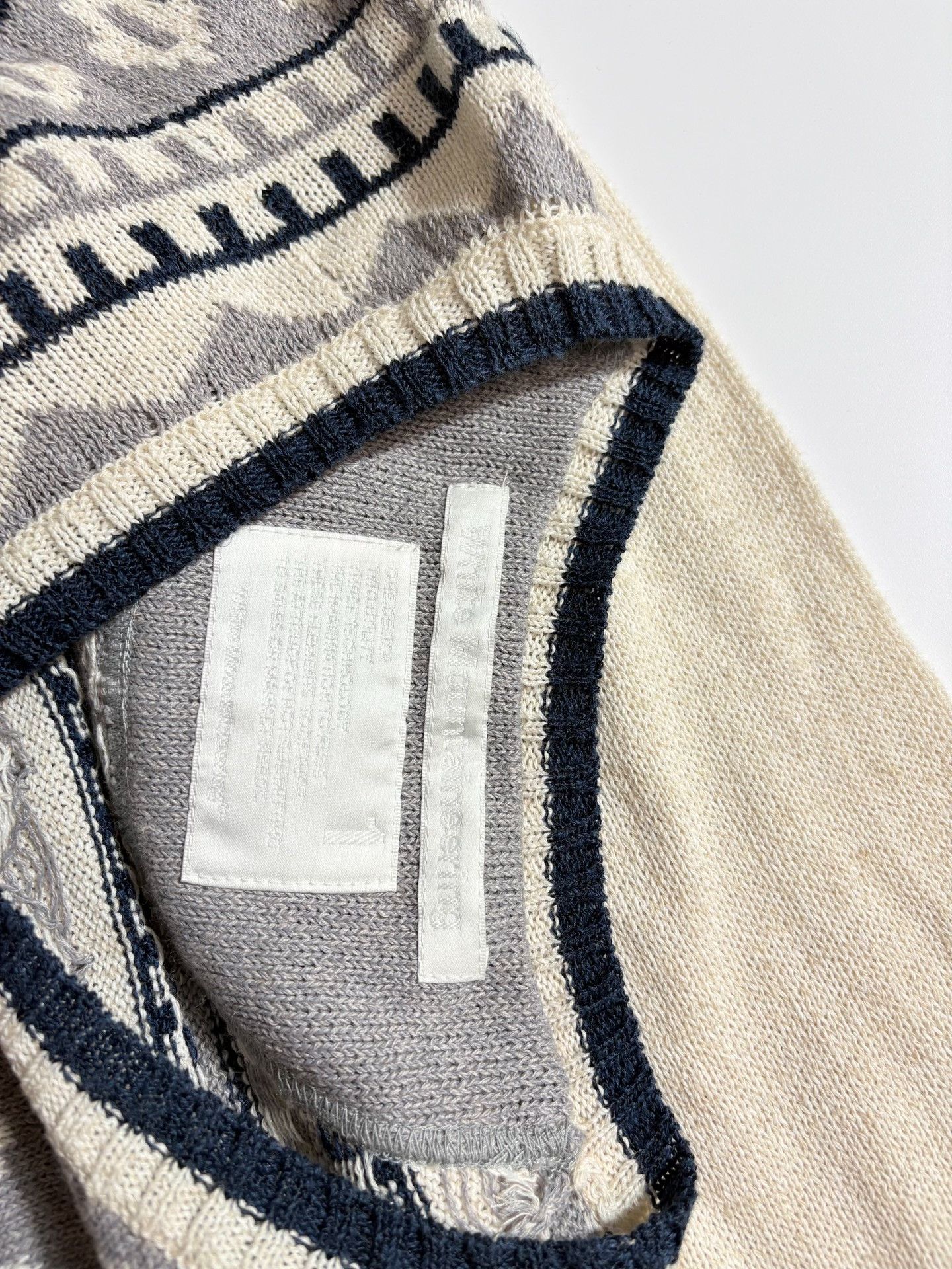 White Mountaineering White Mountianeering Knit Sweater Size US S / EU 44-46 / 1 - 5 Thumbnail