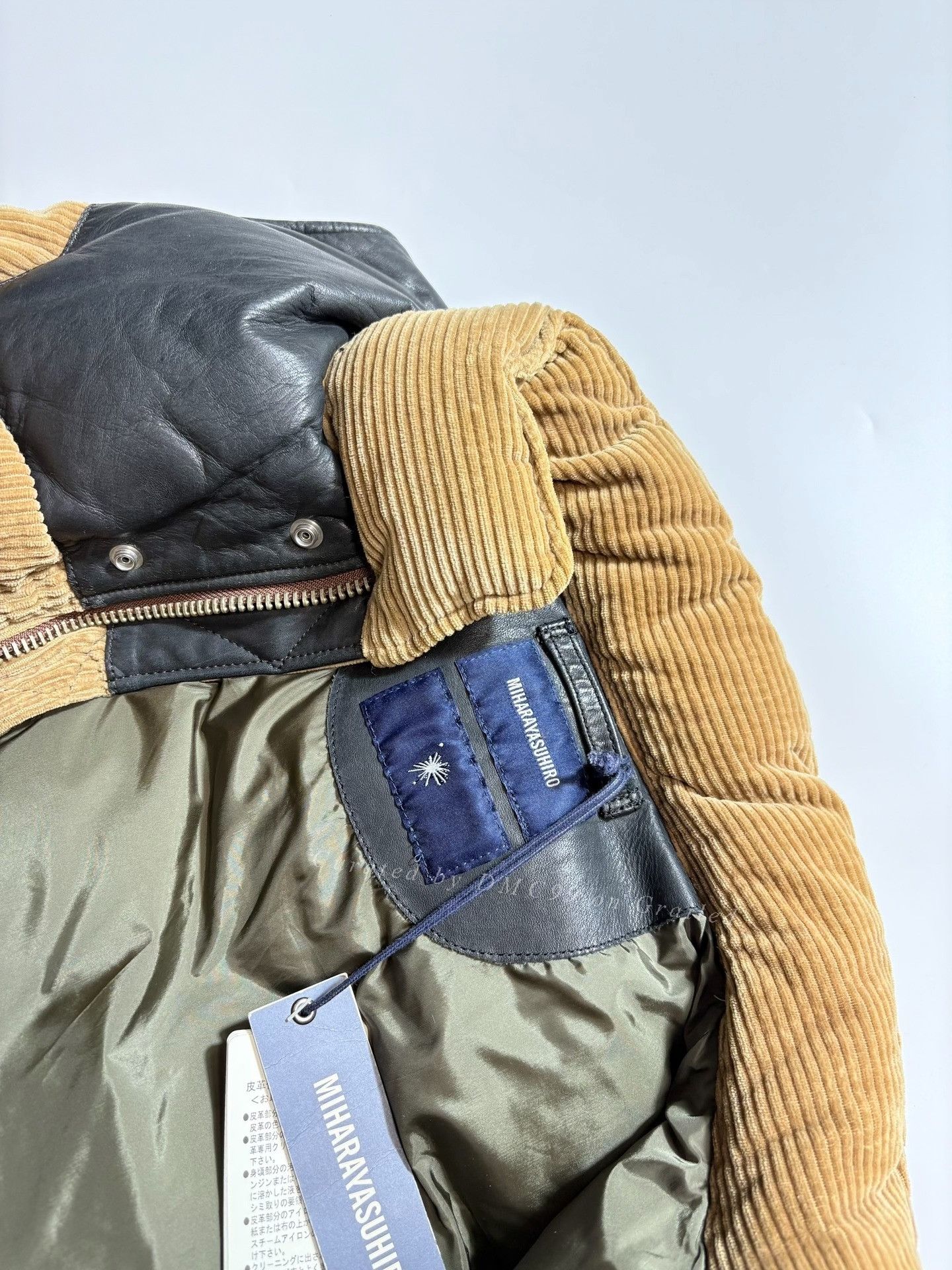 Maison MIHARA YASUHIRO MIHARYA SUHIRO Horse Leather Patchwork Down Vest Size US M / EU 48-50 / 2 - 3 Thumbnail