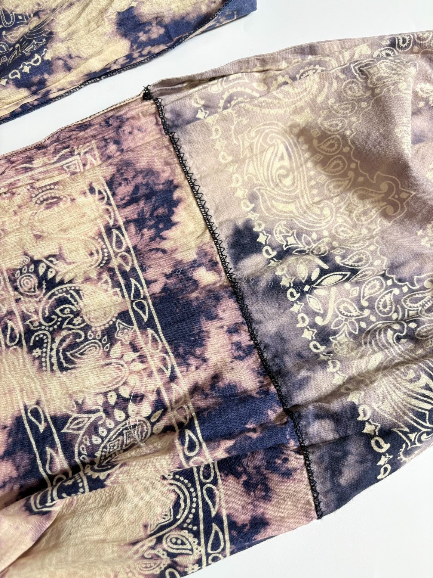 Dr. Collectors Dr.Collectors Tie-Dye Paisley Shawl Size ONE SIZE - 7 Thumbnail