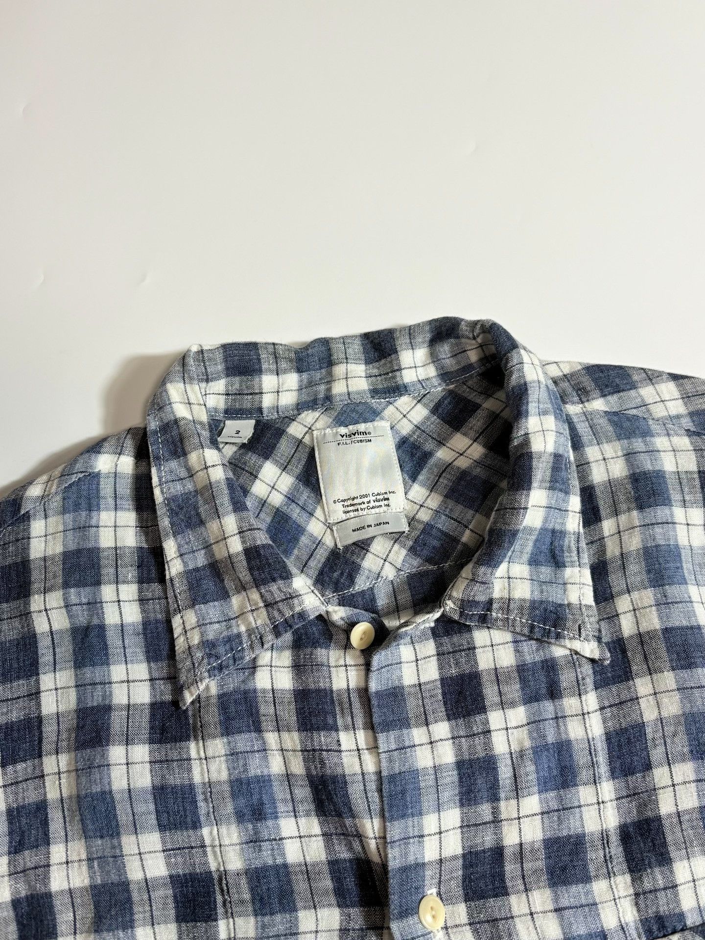 Visvim VISVIM Linen Plaid Shirt Size US M / EU 48-50 / 2 - 4 Thumbnail