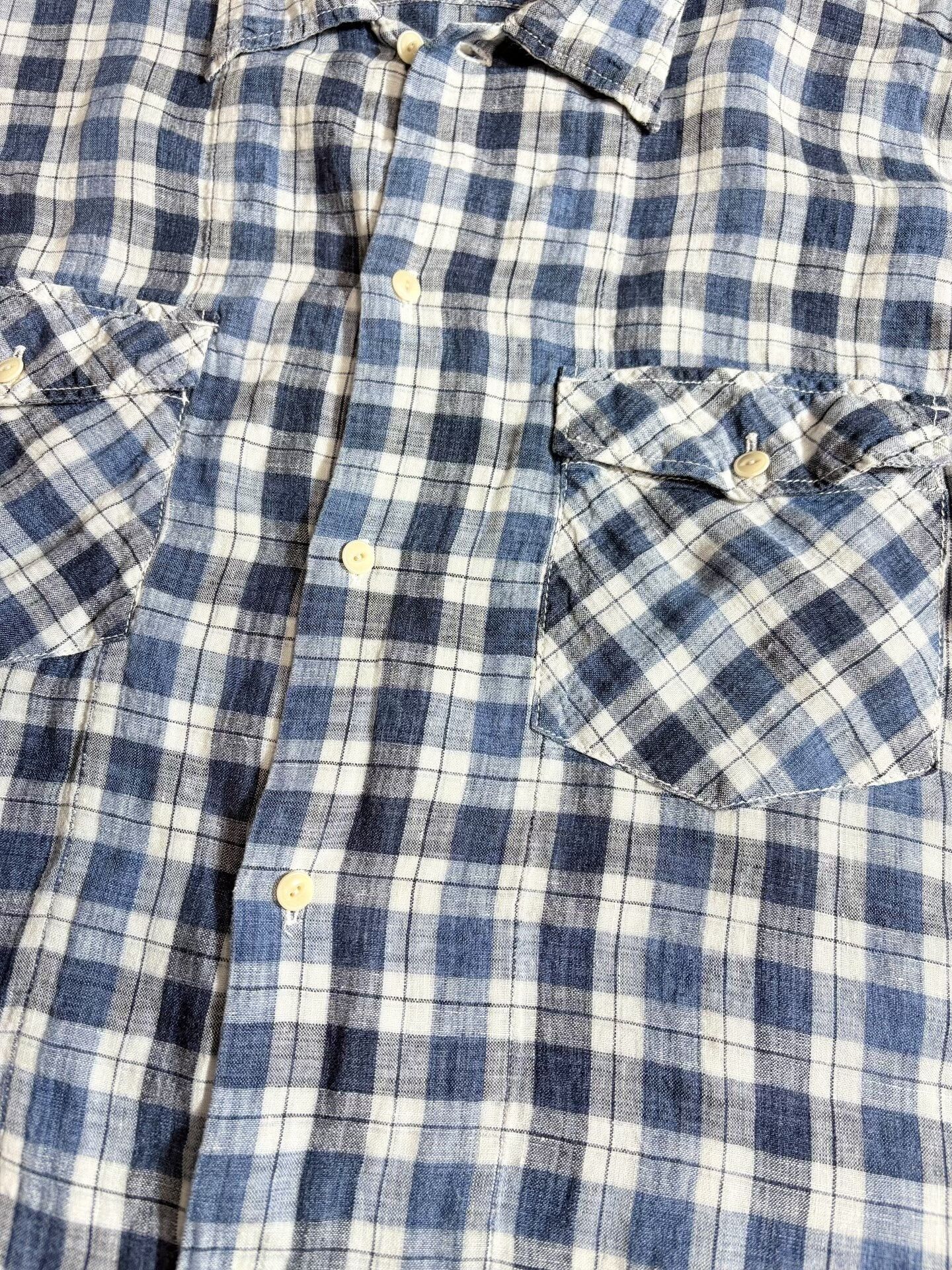 Visvim VISVIM Linen Plaid Shirt Size US M / EU 48-50 / 2 - 3 Thumbnail