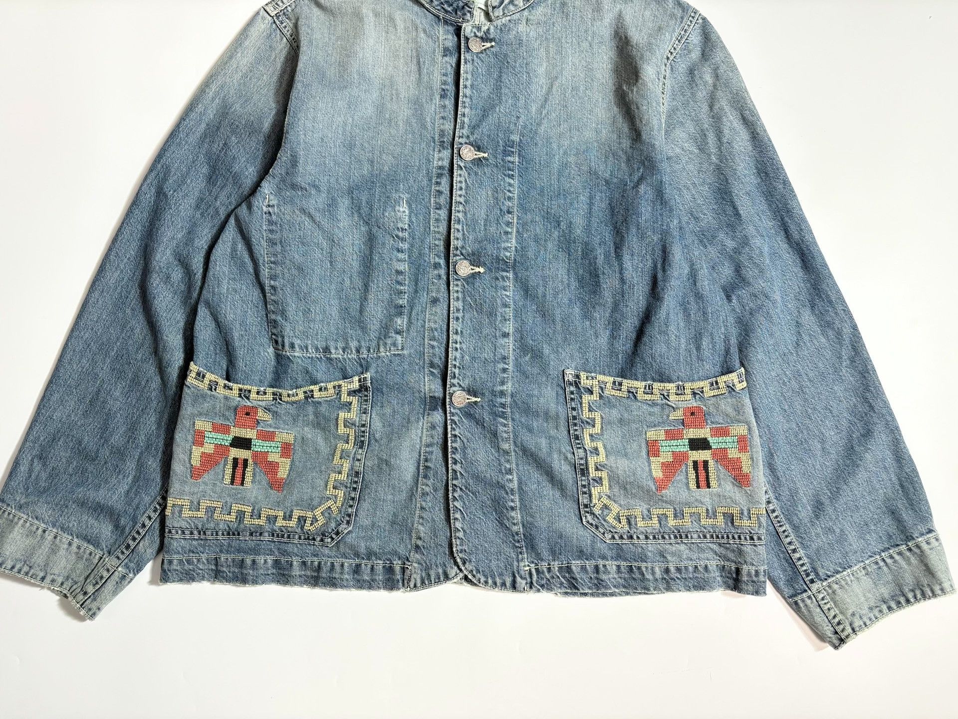 Other DR.COLLECTORS Thunderbird Denim Jacket Size US L / EU 52-54 / 3 - 2 Thumbnail