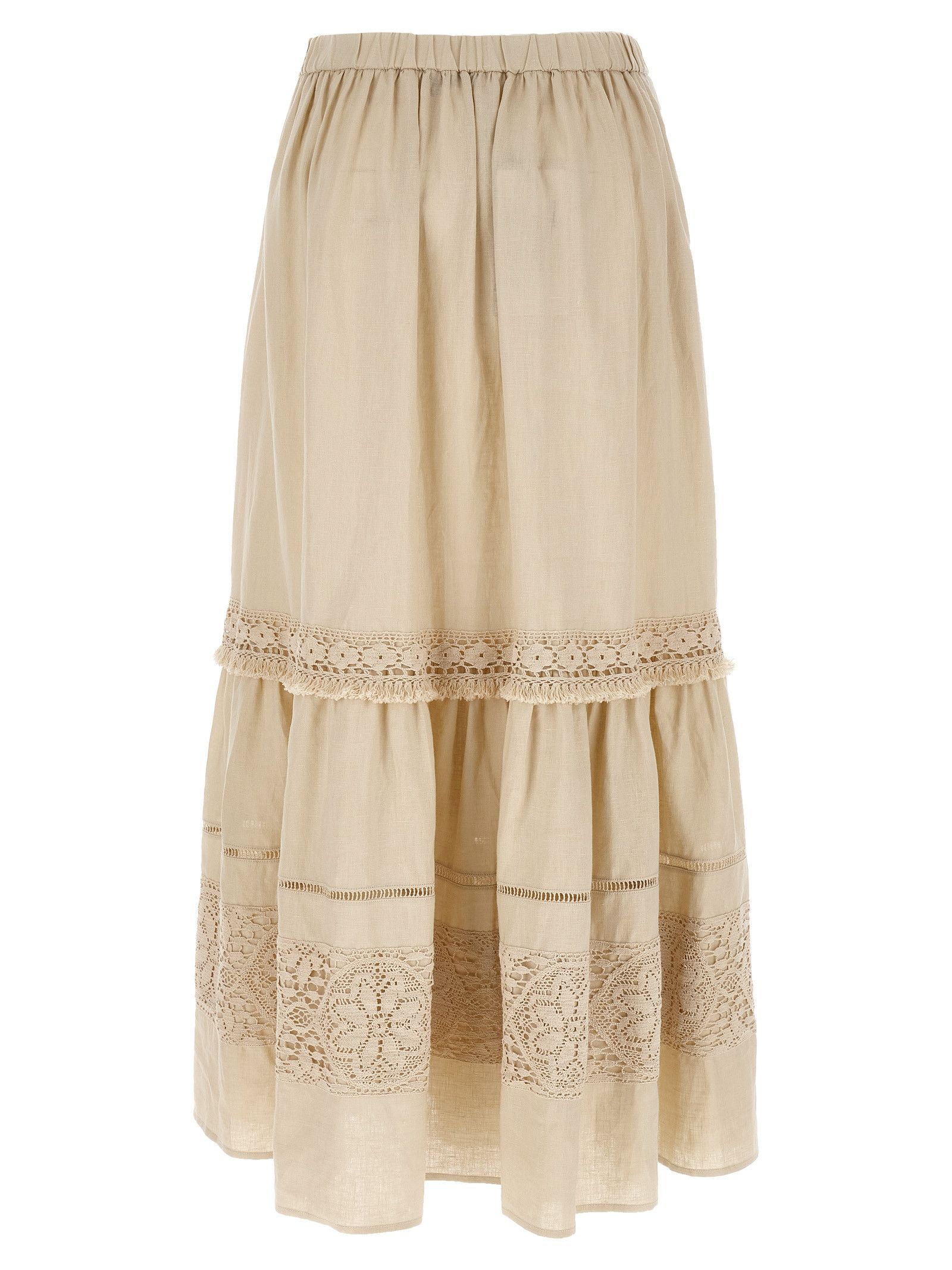 Weekend Max Mara 'WkiPallore' 'Mediterranean Ease' Capsule Collection Skirt Size 28" / US 6 / IT 42 - 2 Thumbnail