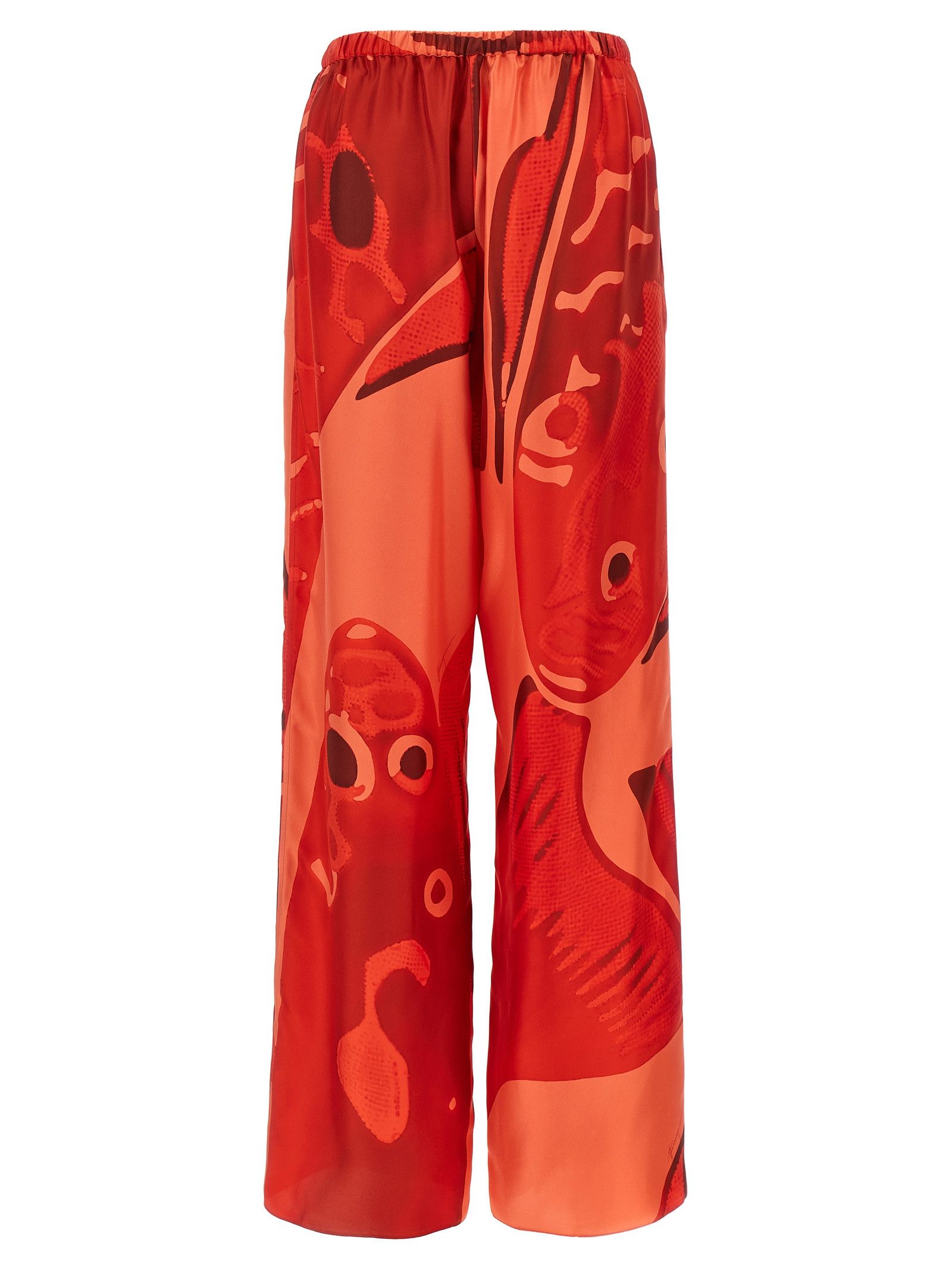 Salvatore Ferragamo Palazzo Silk Pants Size 26" / US 2 / IT 38 - 2 Thumbnail