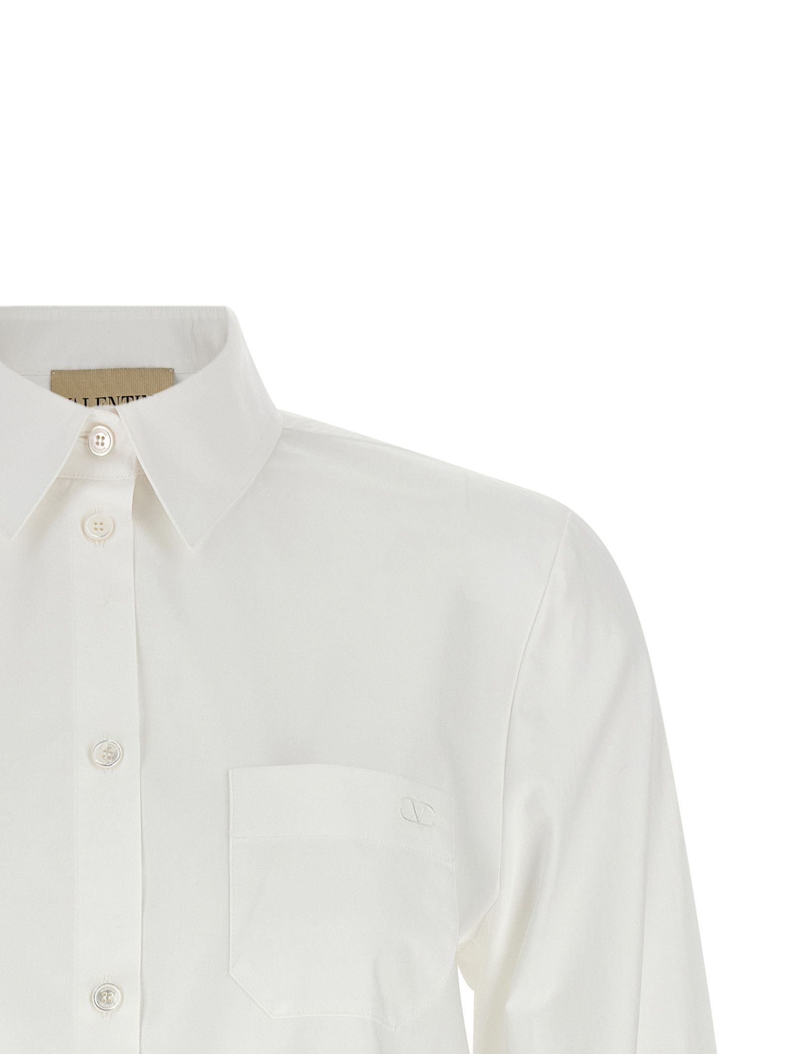 Valentino Poplin Shirt Size XS / US 0-2 / IT 36-38 - 3 Thumbnail