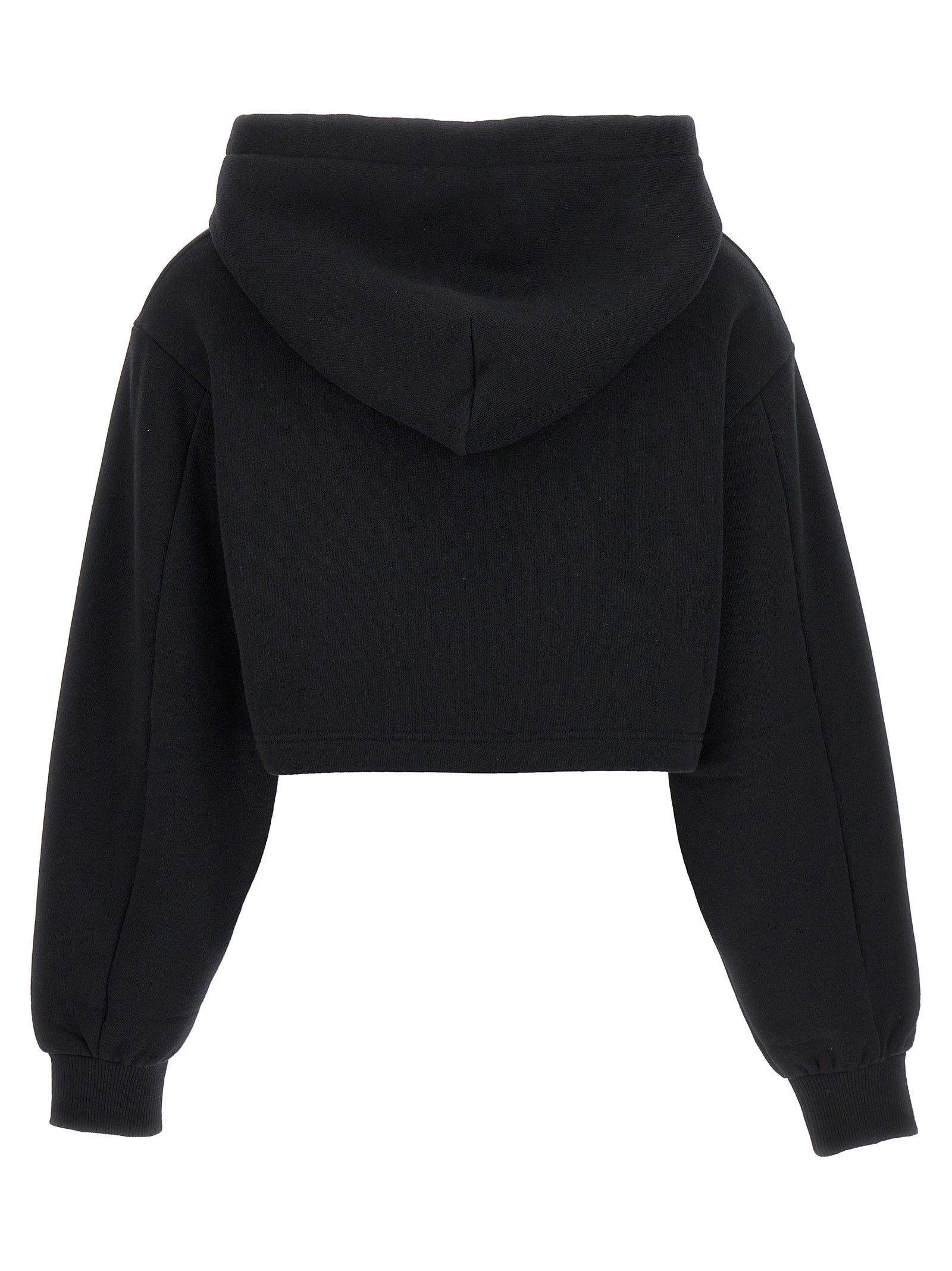 Dolce & Gabbana Logo Embroidery Cropped Hoodie Size M / US 6-8 / IT 42-44 - 2 Thumbnail