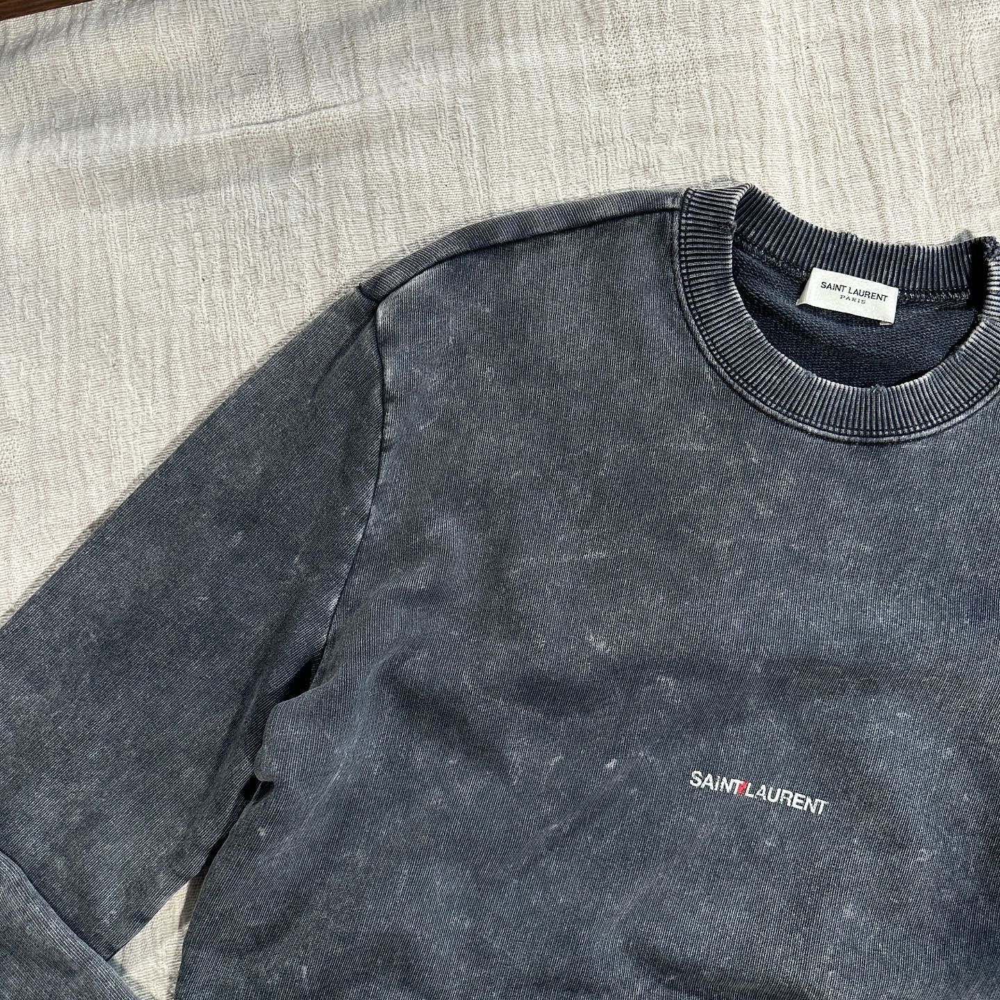 Saint Laurent Paris Saint Laurent Logo Sweatshirt Size XS Size XS / US 0-2 / IT 36-38 - 10 Thumbnail