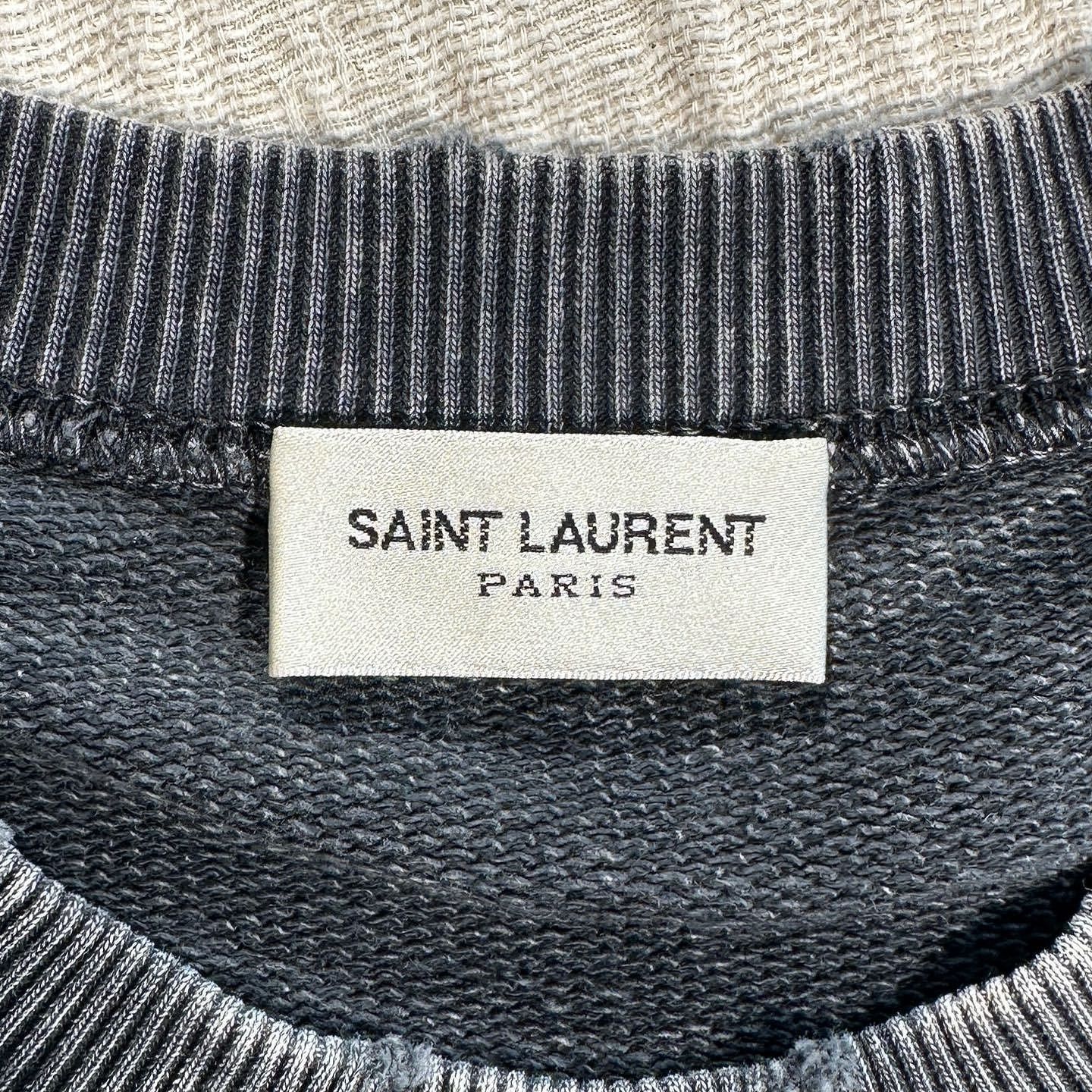 Saint Laurent Paris Saint Laurent Logo Sweatshirt Size XS Size XS / US 0-2 / IT 36-38 - 3 Thumbnail