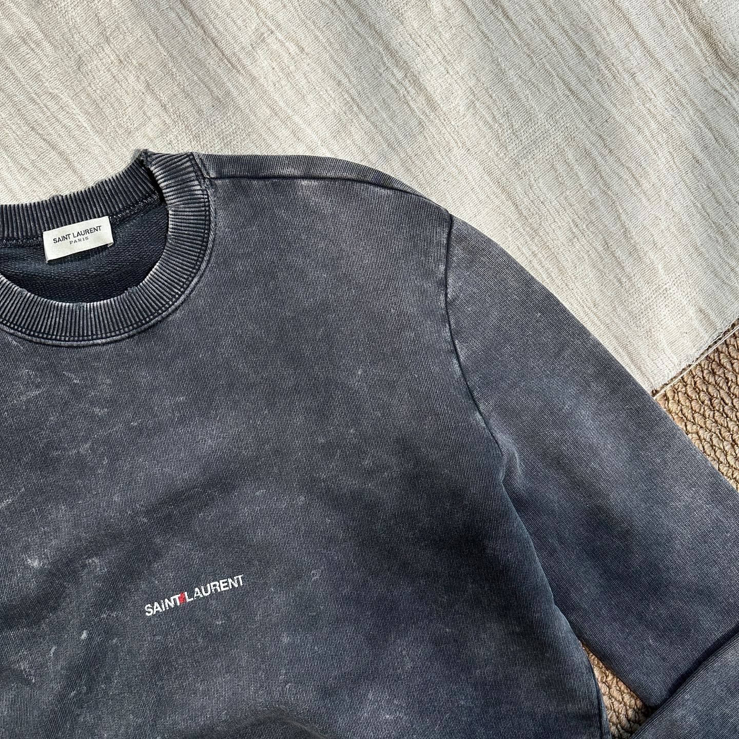 Saint Laurent Paris Saint Laurent Logo Sweatshirt Size XS Size XS / US 0-2 / IT 36-38 - 8 Thumbnail