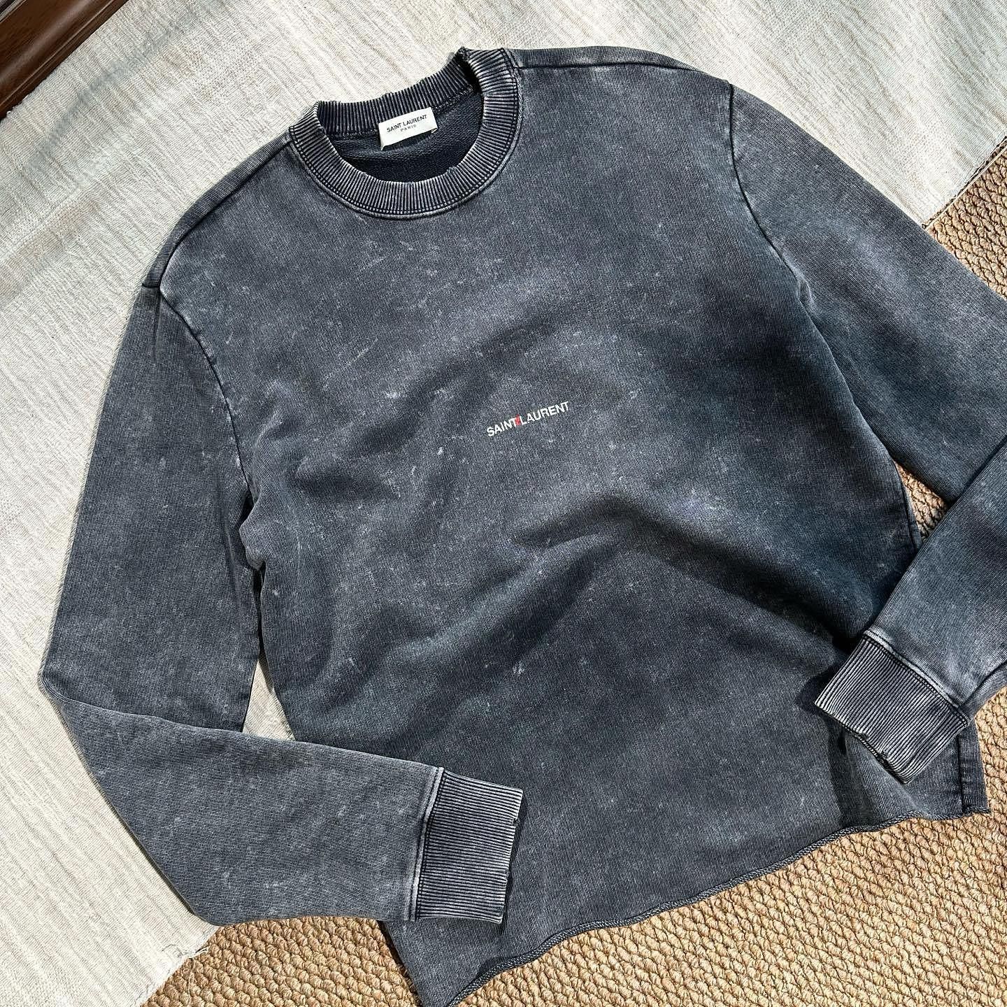 Saint Laurent Paris Saint Laurent Logo Sweatshirt Size XS Size XS / US 0-2 / IT 36-38 - 7 Thumbnail
