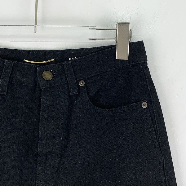 Saint Laurent Paris Saint Laurent Black Denim Jeans Size 27 Size 27" / US 4 / IT 40 - 5 Thumbnail