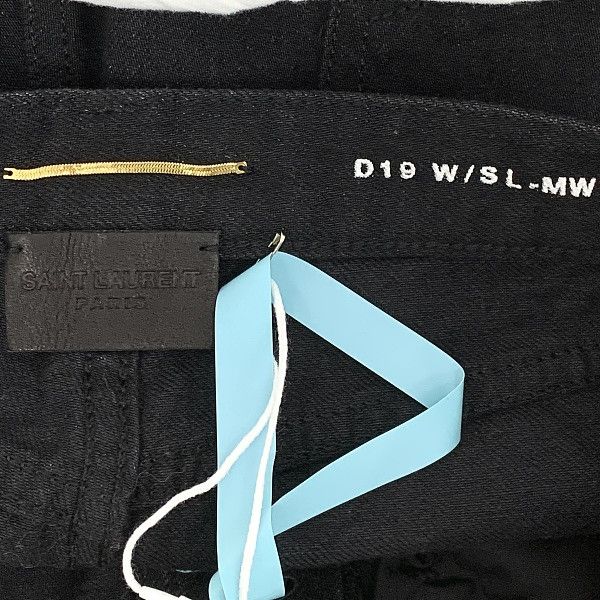 Saint Laurent Paris Saint Laurent Black Denim Jeans Size 27 Size 27" / US 4 / IT 40 - 3 Thumbnail