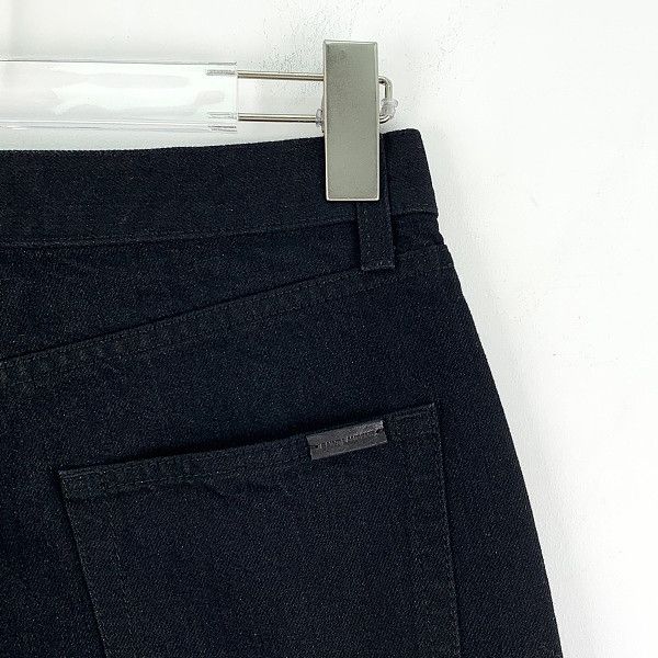 Saint Laurent Paris Saint Laurent Black Denim Jeans Size 27 Size 27" / US 4 / IT 40 - 7 Thumbnail