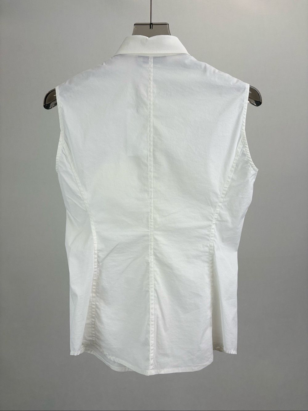 Yves Saint Laurent Yves Saint Laurent Rive Gauche White Button Up Size 36 Size XS / US 0-2 / IT 36-38 - 2 Thumbnail