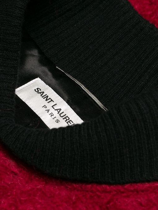 Saint Laurent Paris Saint Laurent Wool & Leather Bomber Jacket Size M Size US M / EU 48-50 / 2 - 6 Thumbnail
