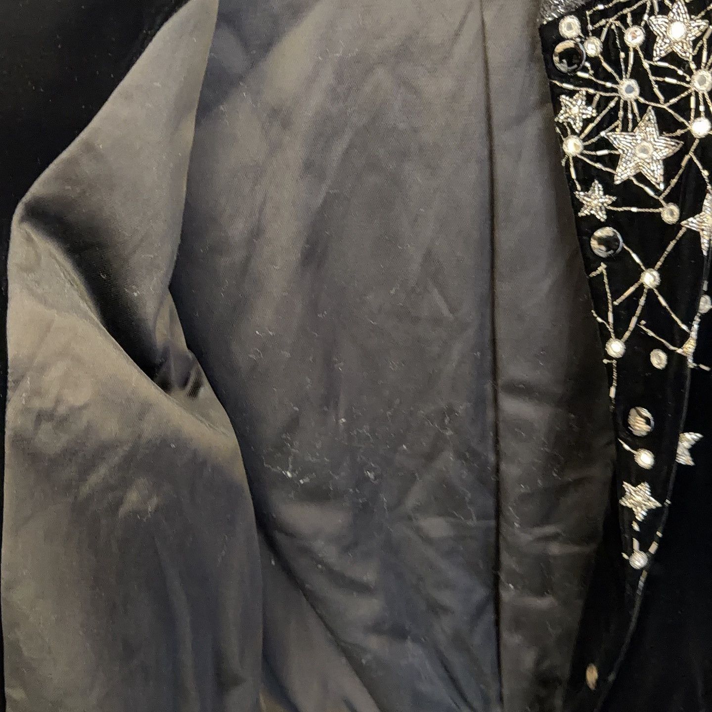 Saint Laurent Paris Saint Laurent Star Beaded Bomber Jacket F34 Size XS / US 0-2 / IT 36-38 - 8 Thumbnail