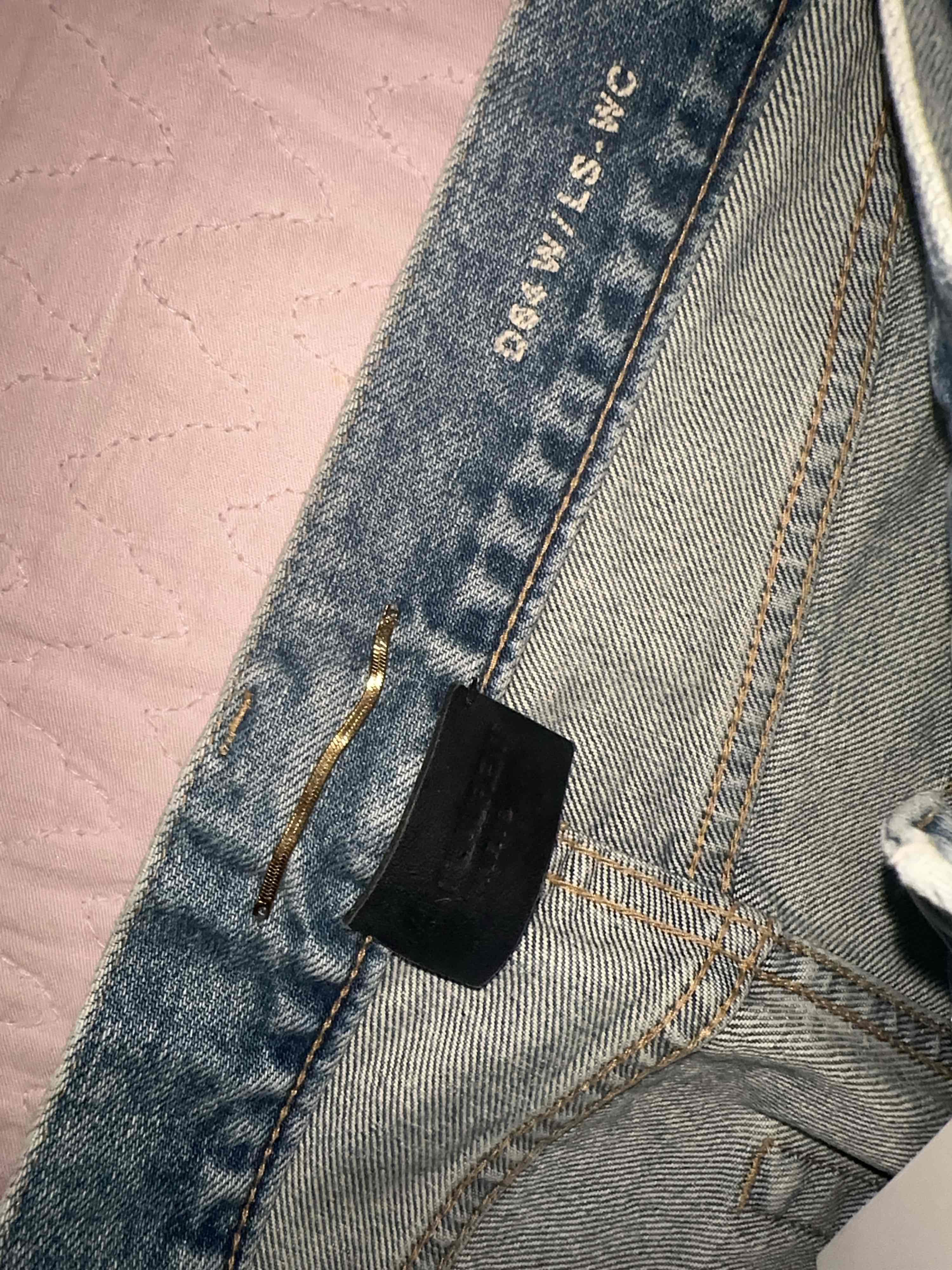 Saint Laurent Paris Saint Laurent Distressed Denim Jeans Size 29 Size US 29 - 3 Thumbnail