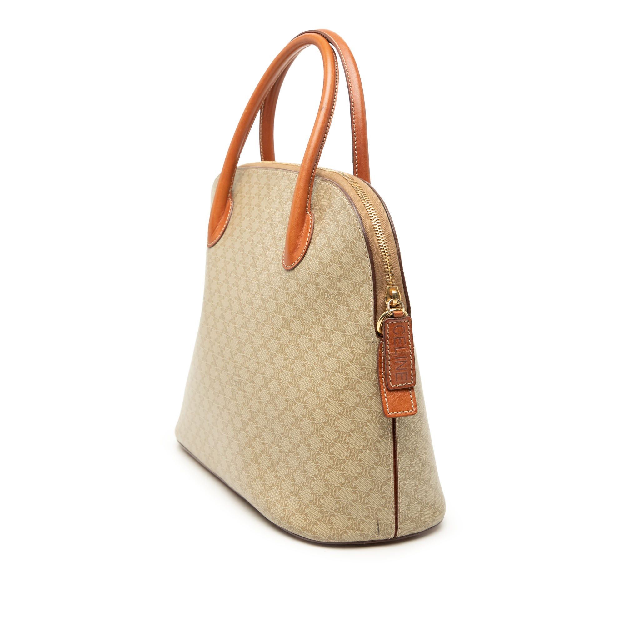 Celine Macadam Coated Canvas Dome Satchel Size ONE SIZE - 2 Thumbnail