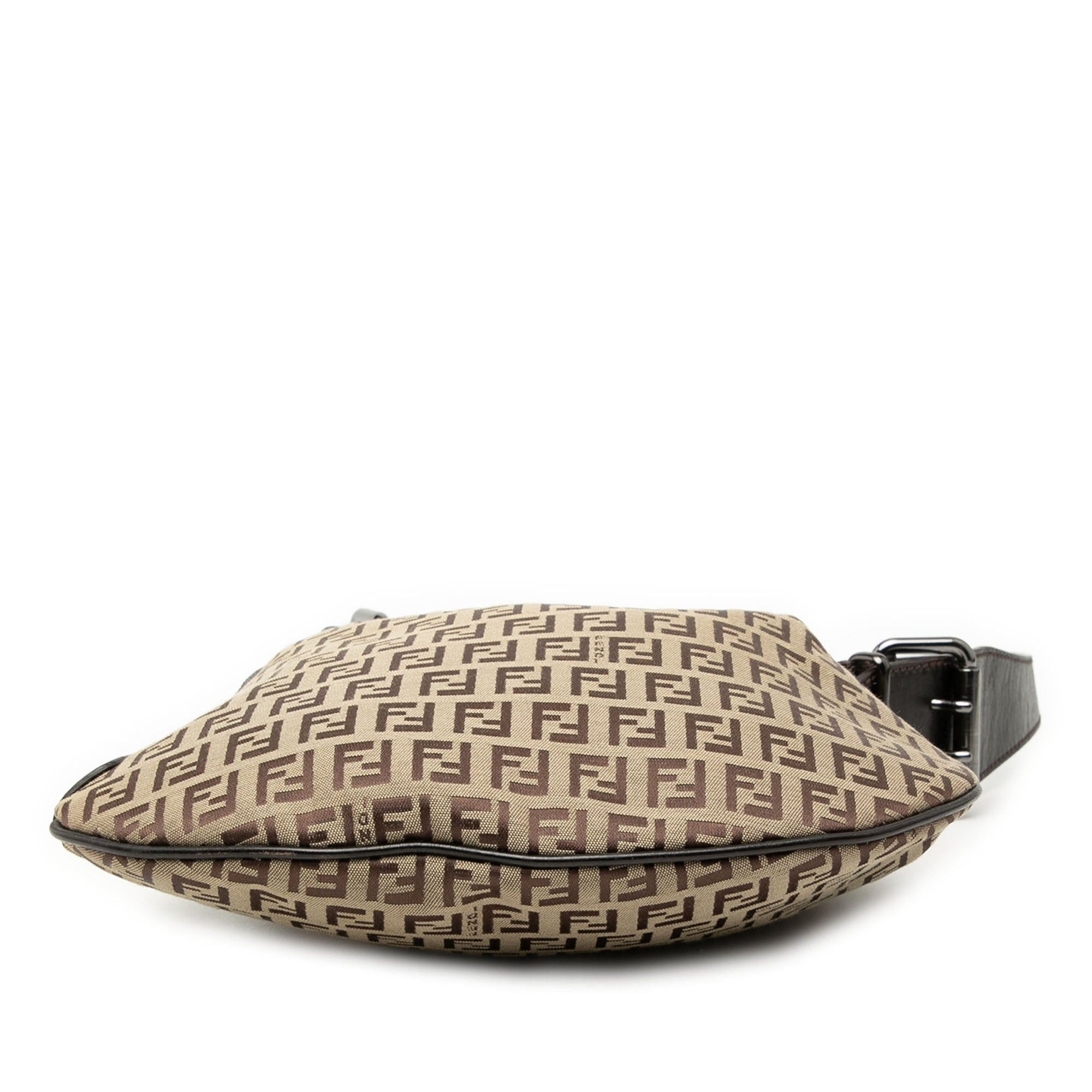 Fendi Zucchino Oyster Shoulder Bag Size ONE SIZE - 3 Thumbnail