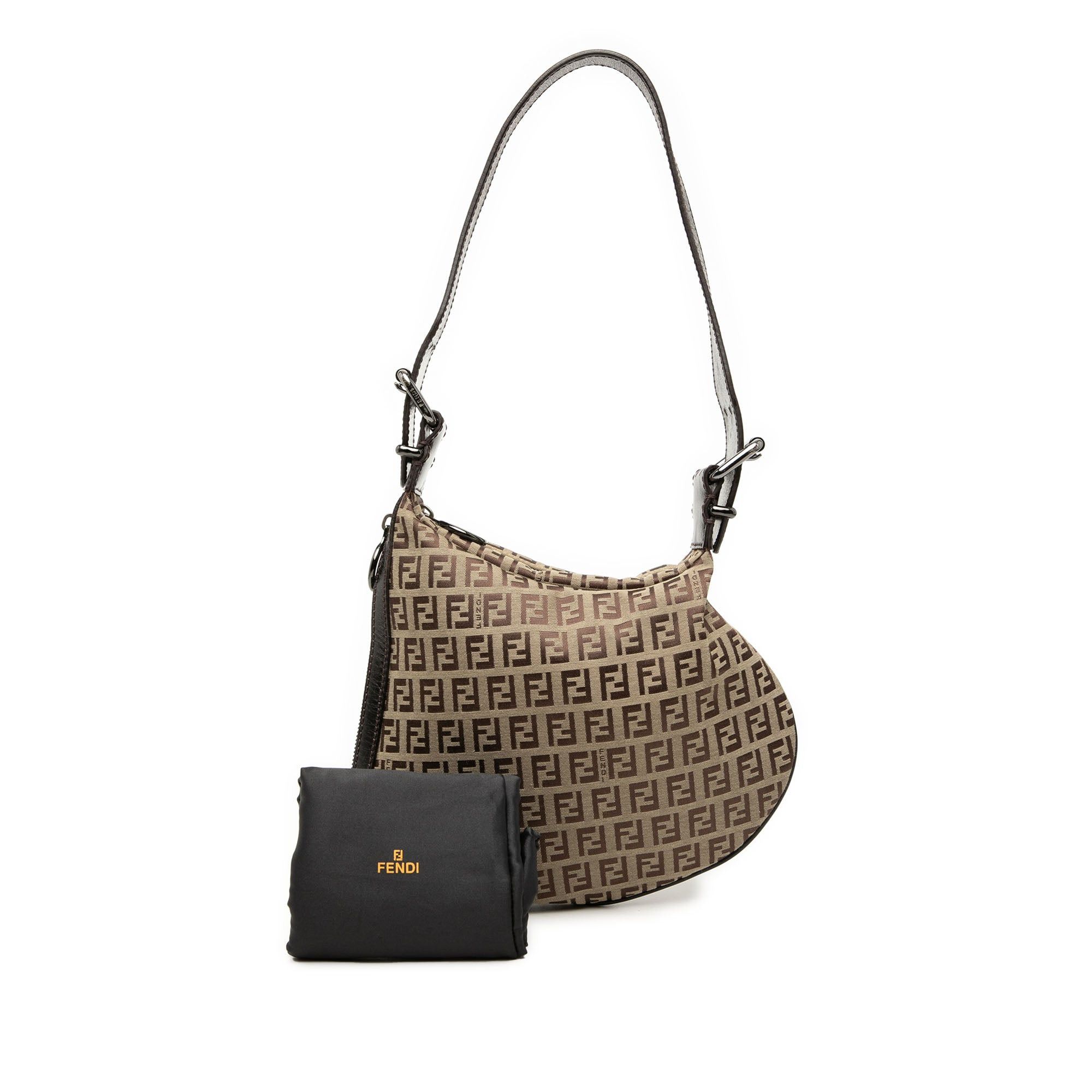 Fendi Zucchino Oyster Shoulder Bag Size ONE SIZE - 10 Thumbnail