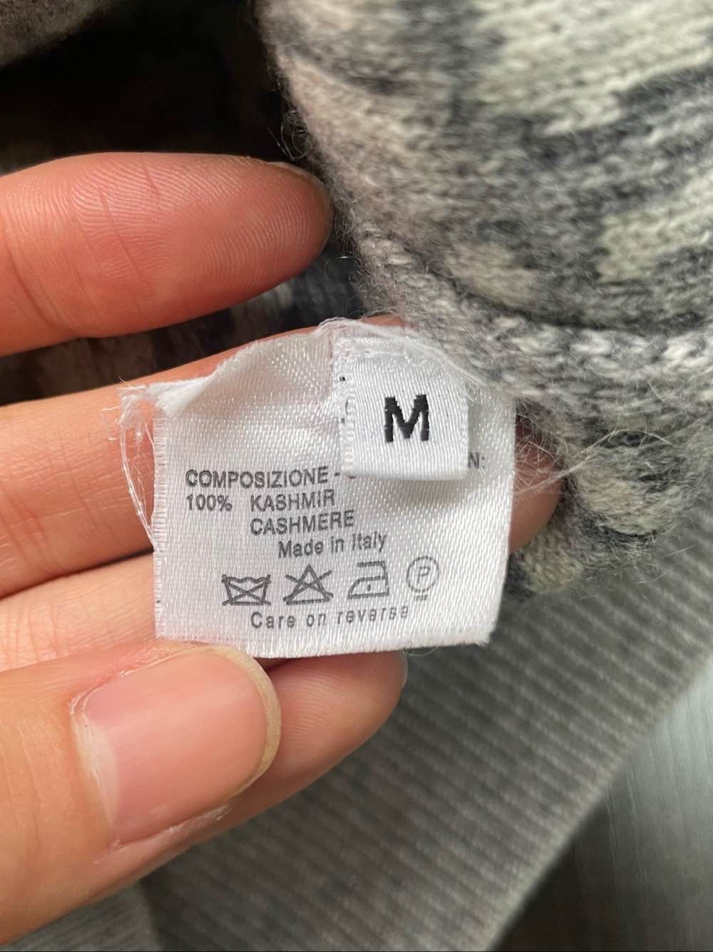 Saint Laurent Paris Saint Laurent Rive Gauche Gray Cashmere Turtleneck Sweater M Size US M / EU 48-50 / 2 - 4 Thumbnail