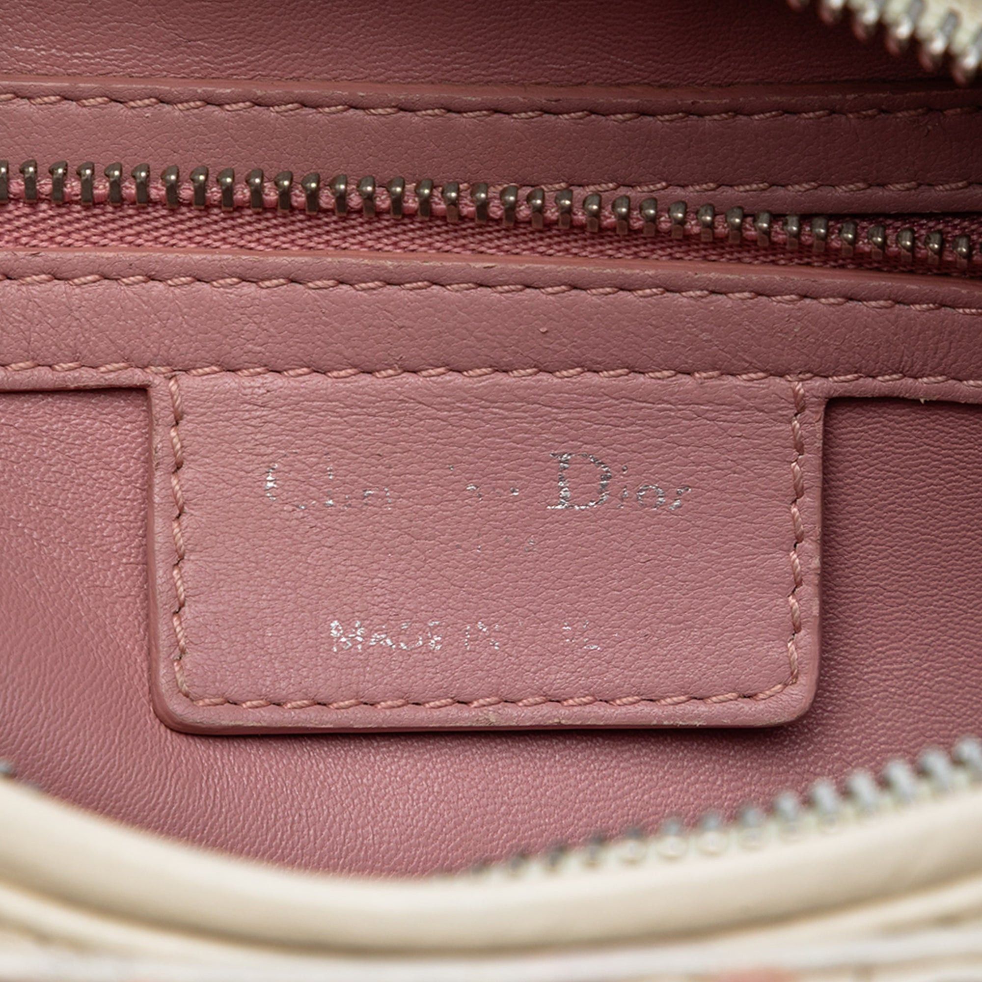 Dior Medium Woven Lambskin and Tweed Lady Dior Size ONE SIZE - 5 Thumbnail