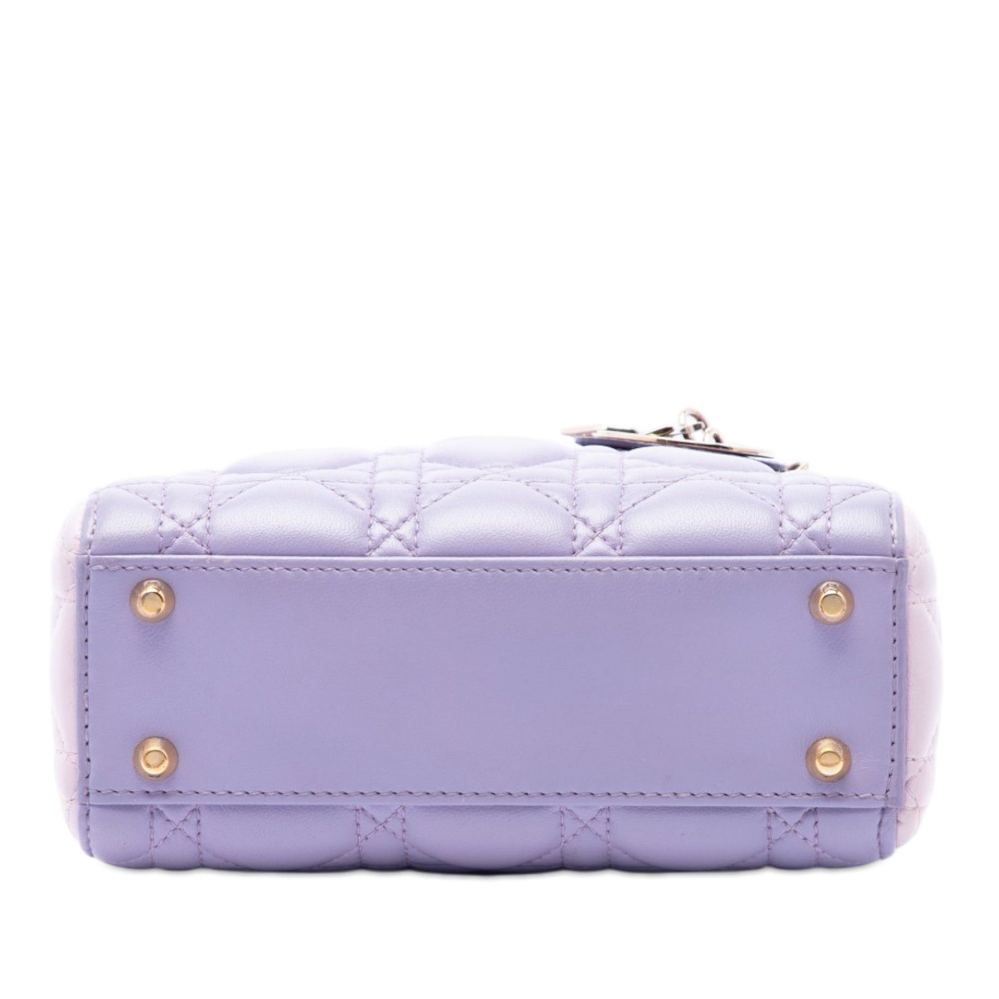Dior Mini Tricolor Lambskin Cannage Lady Dior Size ONE SIZE - 3 Thumbnail