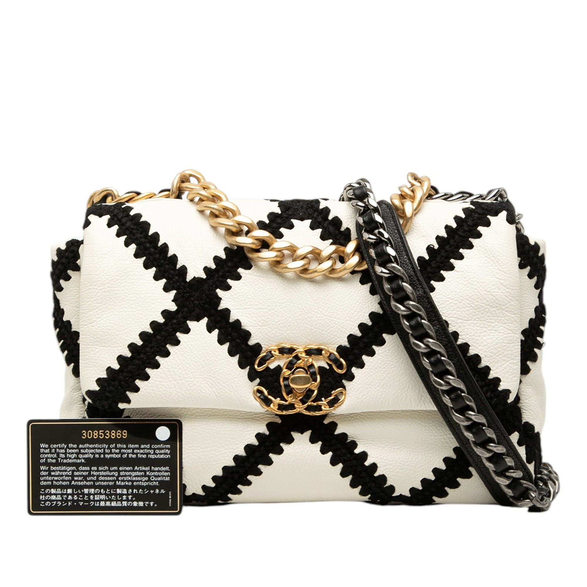 Chanel Medium Crochet Calfskin 19 Flap Size ONE SIZE - 8 Thumbnail
