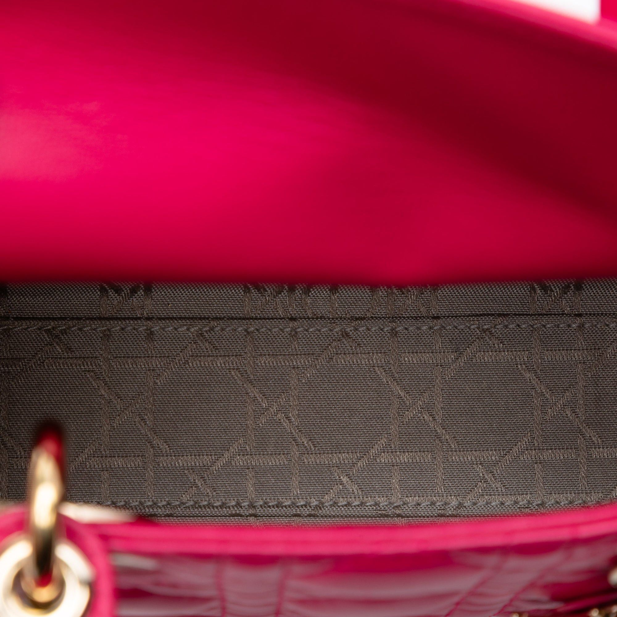 Dior Mini Lambskin Cannage Lady Dior Size ONE SIZE - 4 Thumbnail