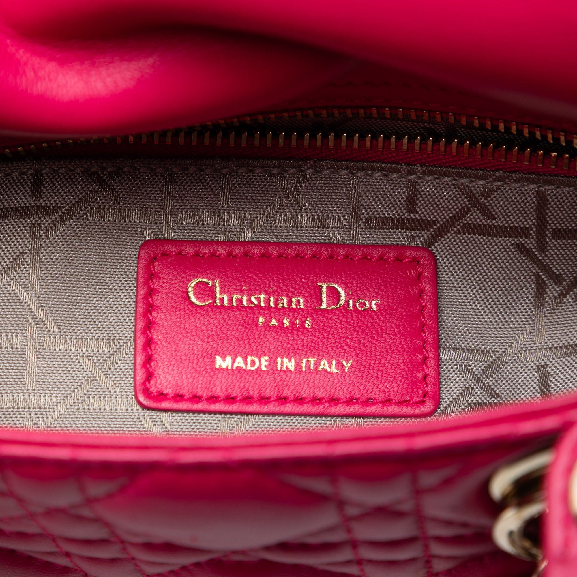 Dior Mini Lambskin Cannage Lady Dior Size ONE SIZE - 5 Thumbnail