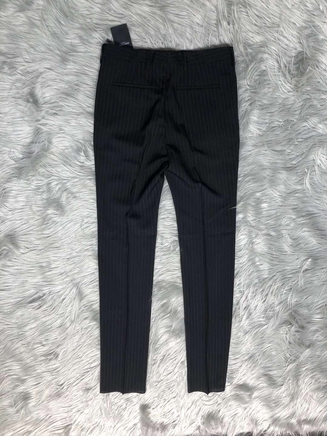 Saint Laurent Paris Saint Laurent Pinstripe Wool Trousers Size 44R Size 44R - 2 Thumbnail