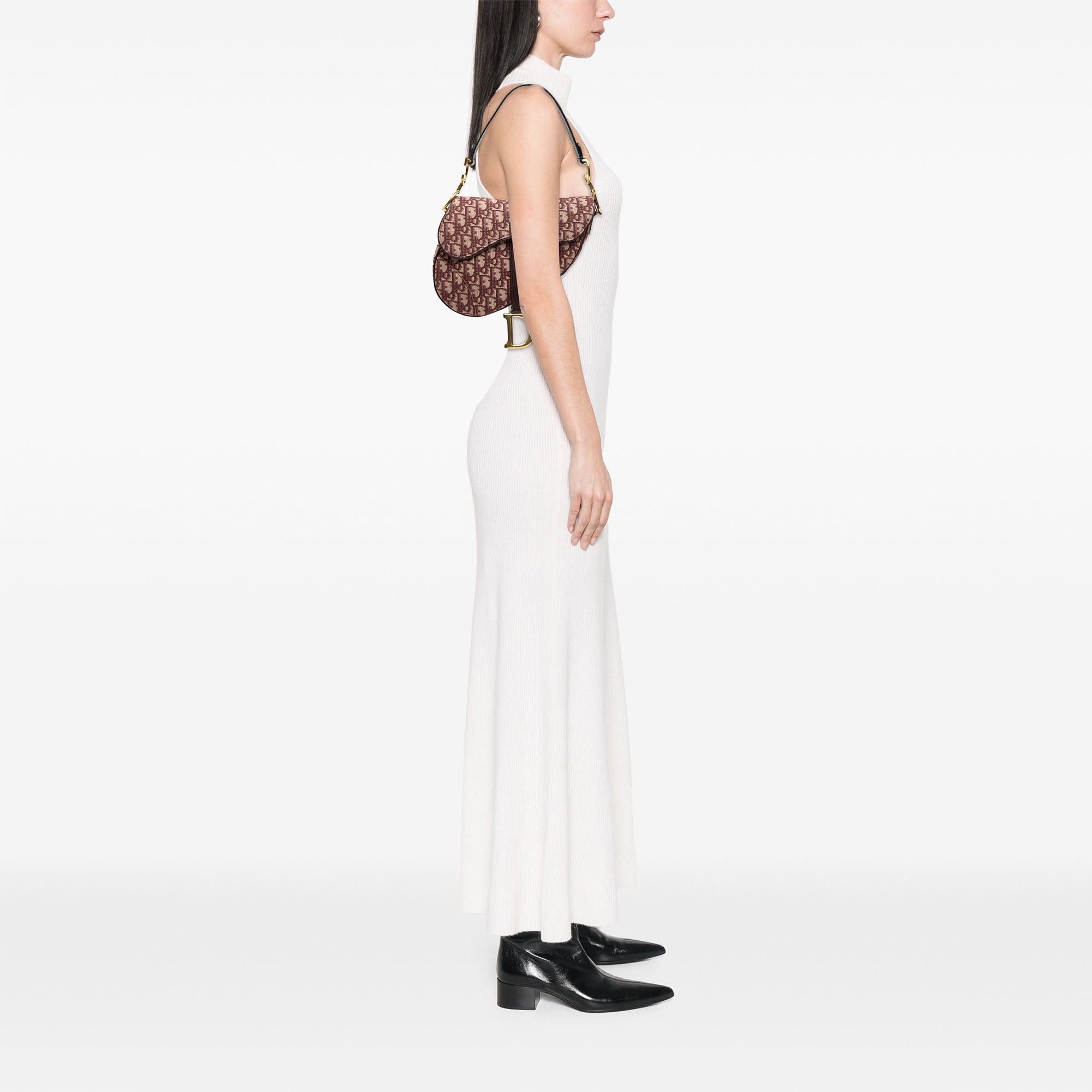 Dior Oblique Canvas Saddle Bag Size ONE SIZE - 7 Thumbnail