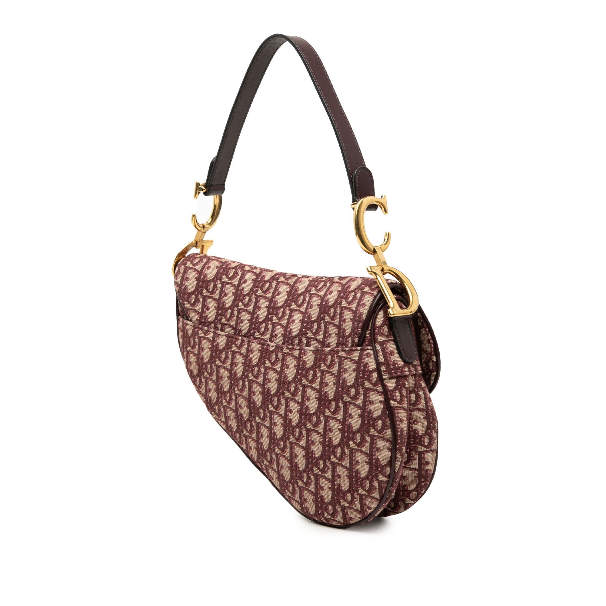 Dior Oblique Canvas Saddle Bag Size ONE SIZE - 2 Thumbnail