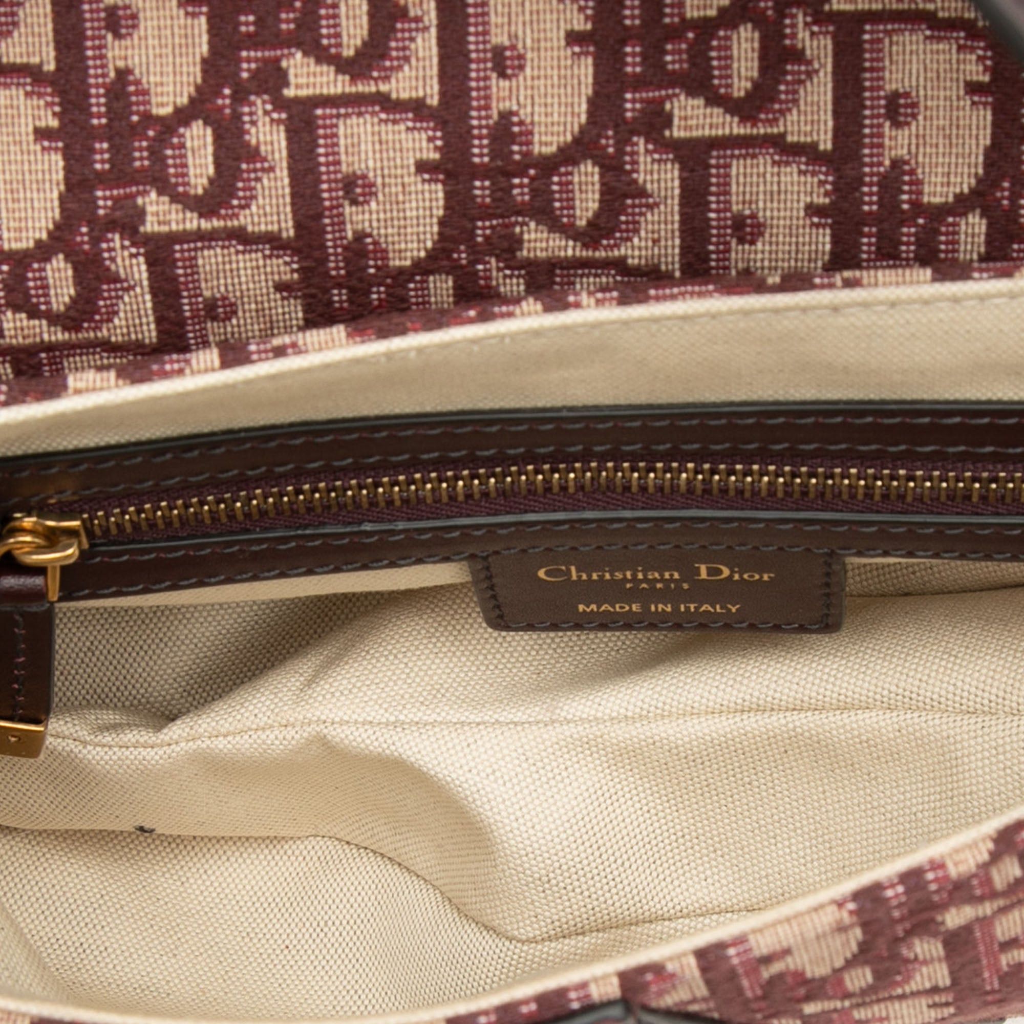Dior Oblique Canvas Saddle Bag Size ONE SIZE - 4 Thumbnail