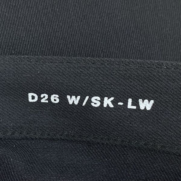 Saint Laurent Paris Saint Laurent Black Low Waist Jeans Size 25 Size 25" / US 0 / IT 36 - 9 Thumbnail
