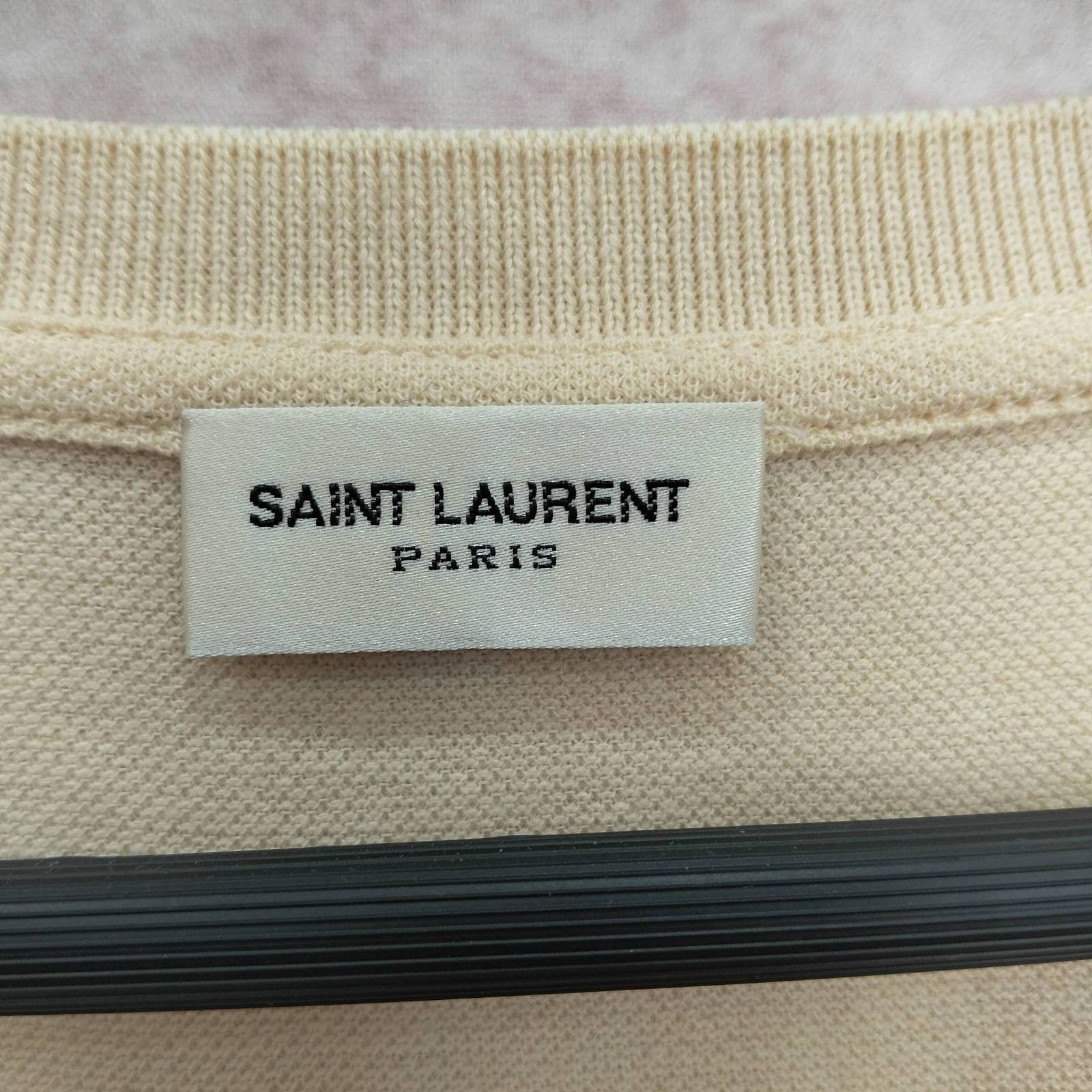 Saint Laurent Paris Saint Laurent Logo T-Shirt Size XL Size US XL / EU 56 / 4 - 3 Thumbnail