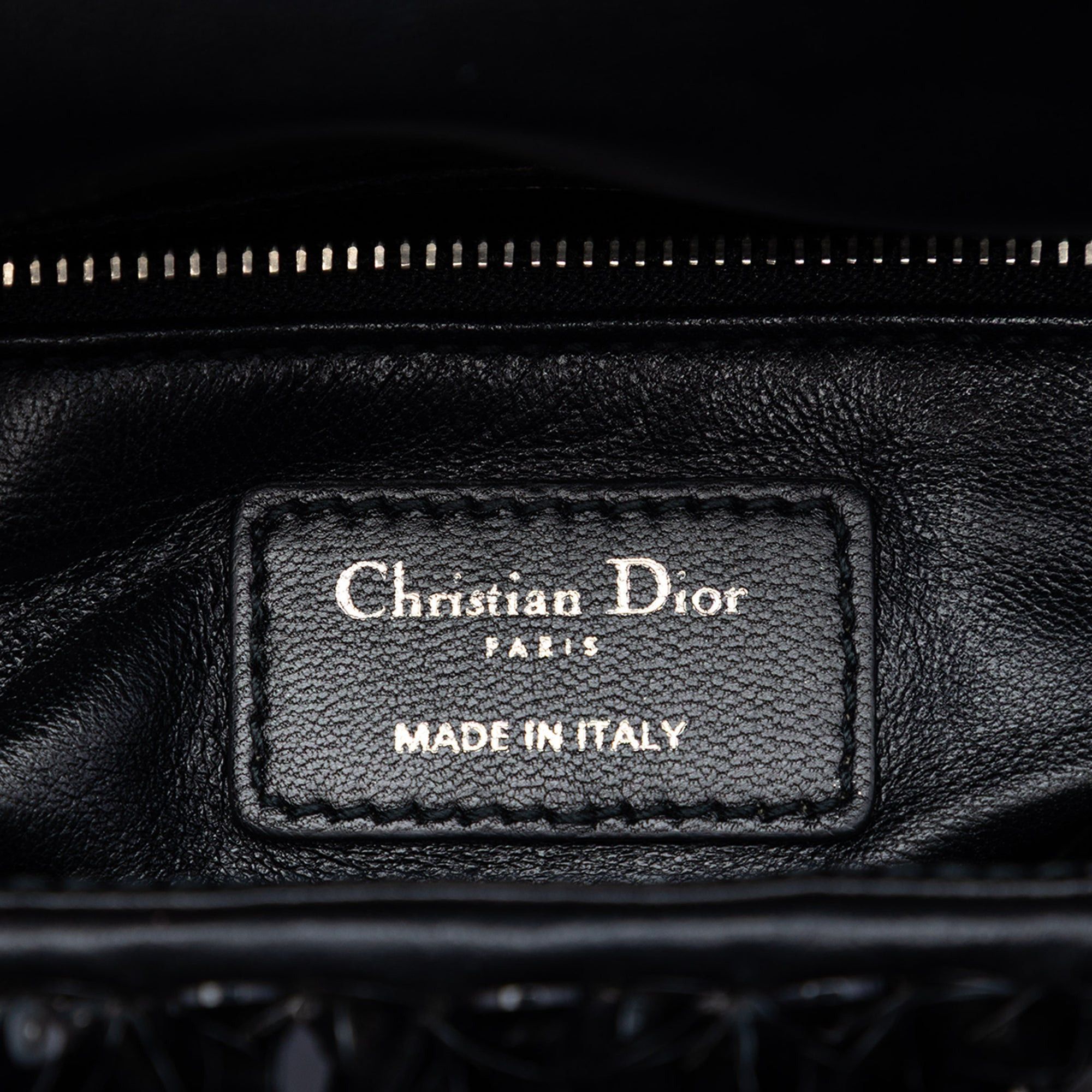 Dior Mini Canvas Bead and Sequin Embellished Lady Dior Size ONE SIZE - 5 Thumbnail