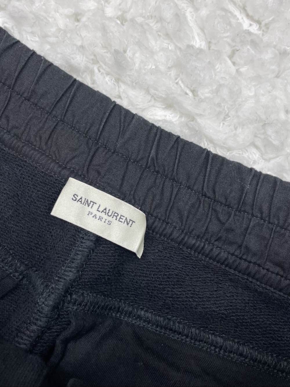 Saint Laurent Paris Saint Laurent Logo Sweatpants Black Size S Size US 30 / EU 46 - 3 Thumbnail